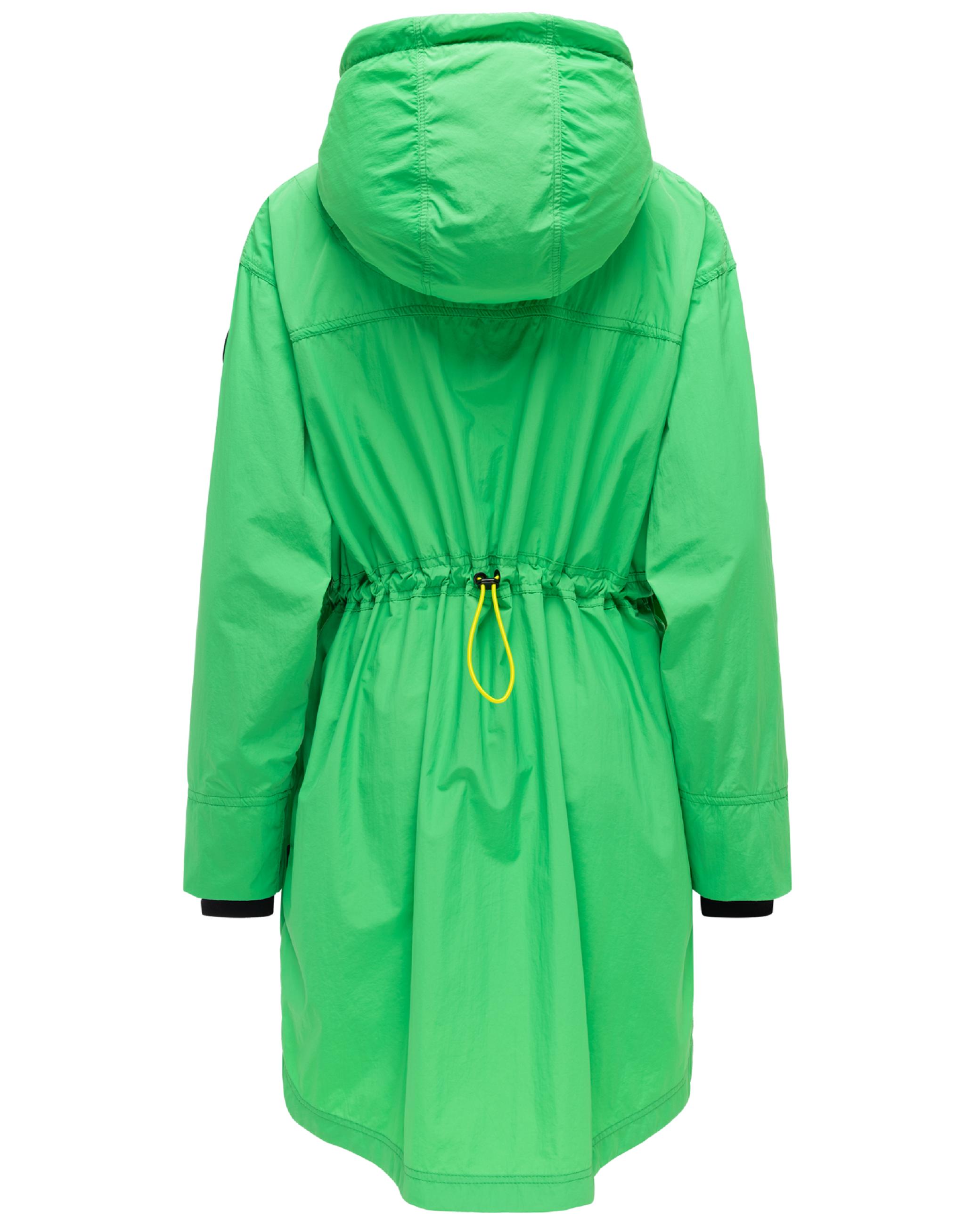 Parka leichter Übergangsmantel mit Taillenzugkordeln "Trüffelbonbon 16" Cactus Green