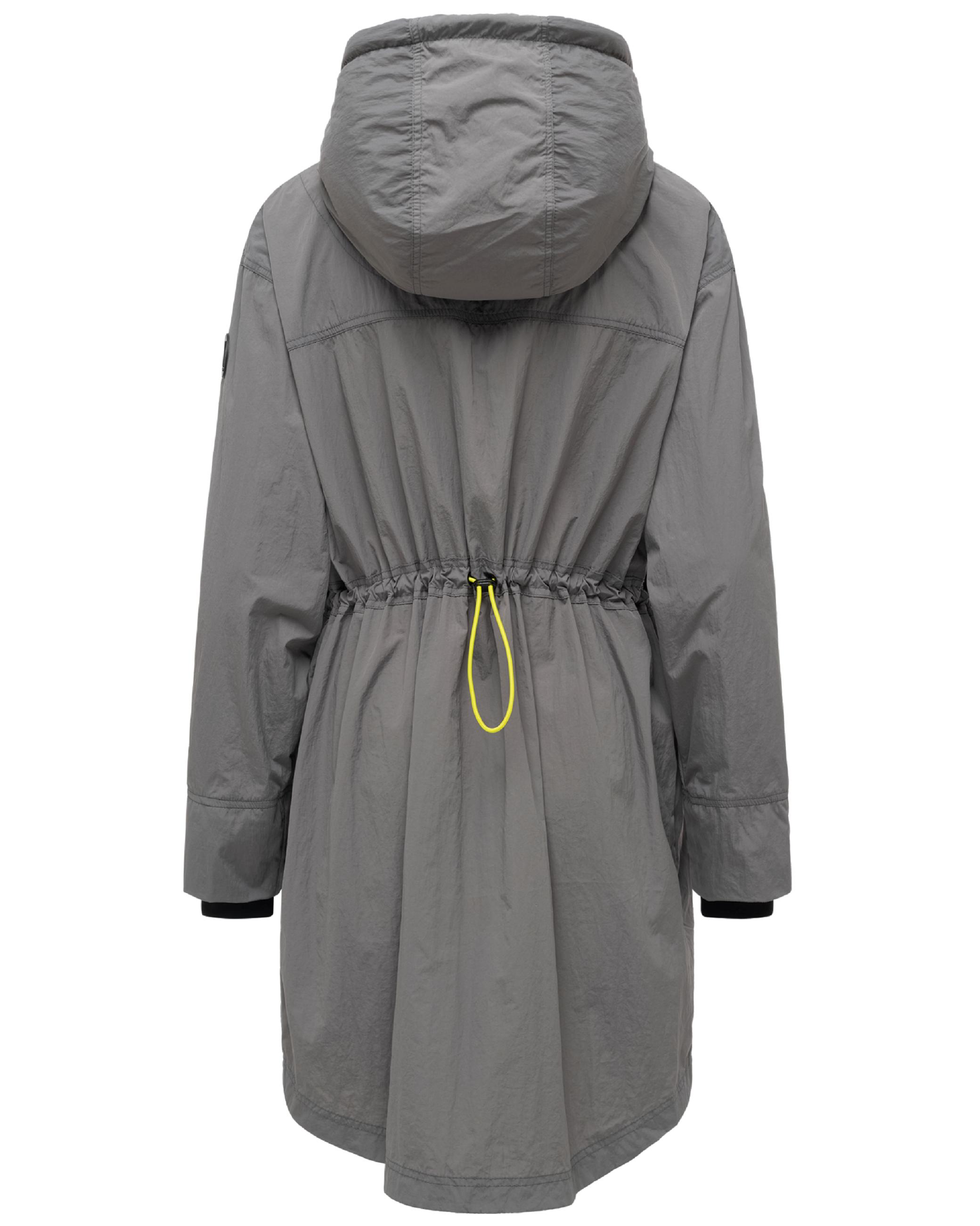 Parka leichter Übergangsmantel mit Taillenzugkordeln "Trüffelbonbon 16" Grey