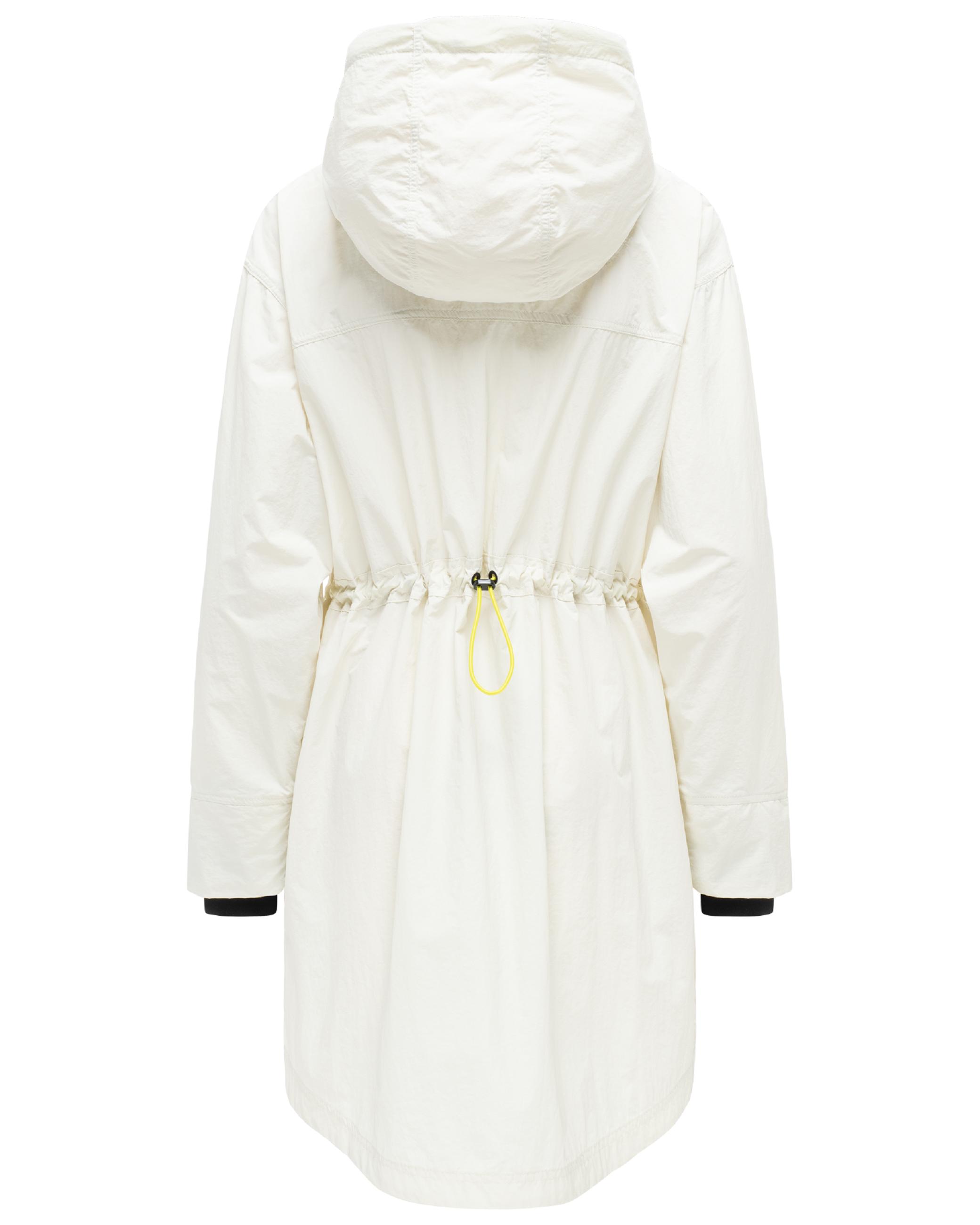 Parka leichter Übergangsmantel mit Taillenzugkordeln "Trüffelbonbon 16" Offwhite