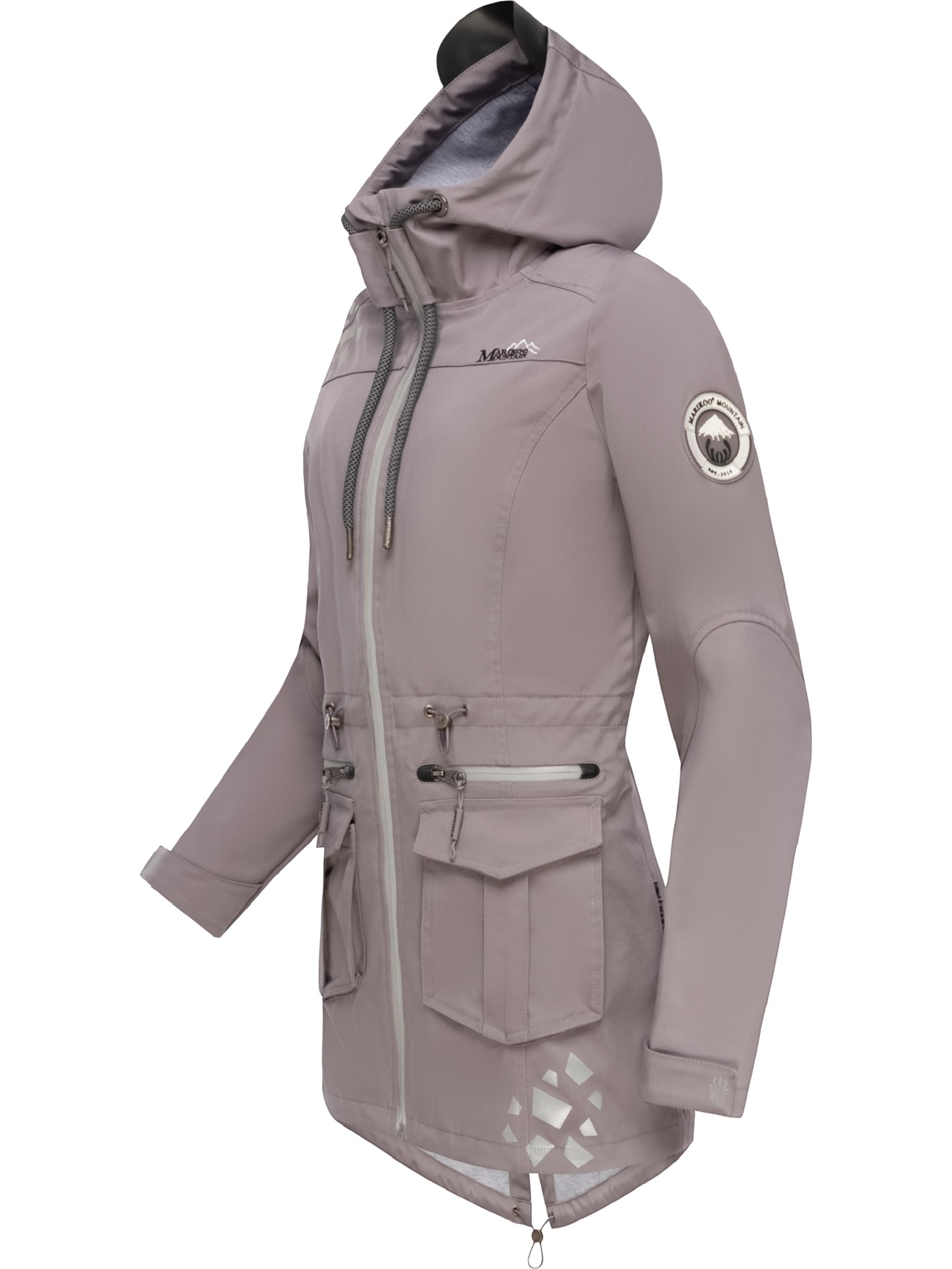 Übergang Softshell-Mantel mit Kapuze "Ulissaa" Grey