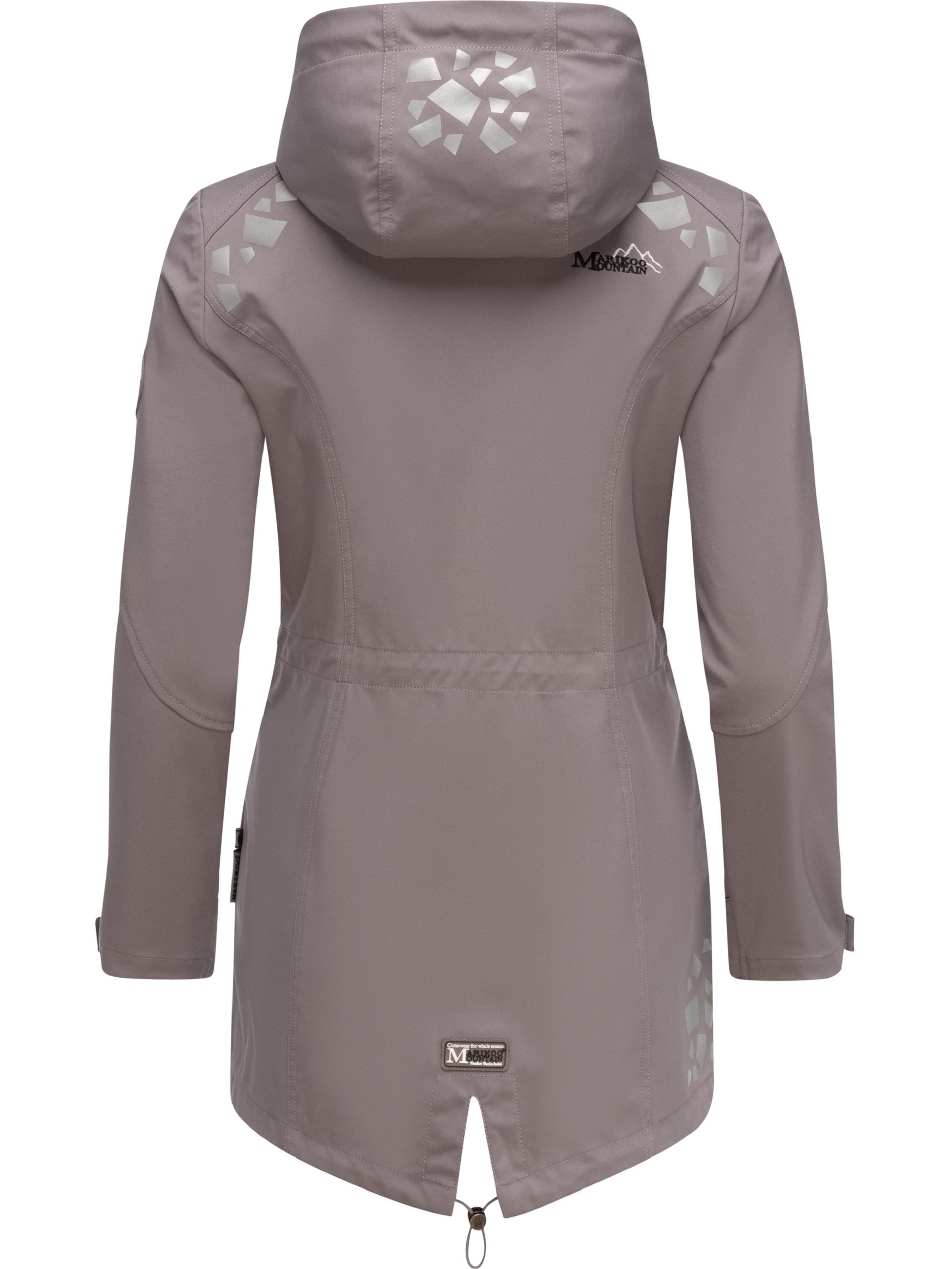 Übergang Softshell-Mantel mit Kapuze "Ulissaa" Grey