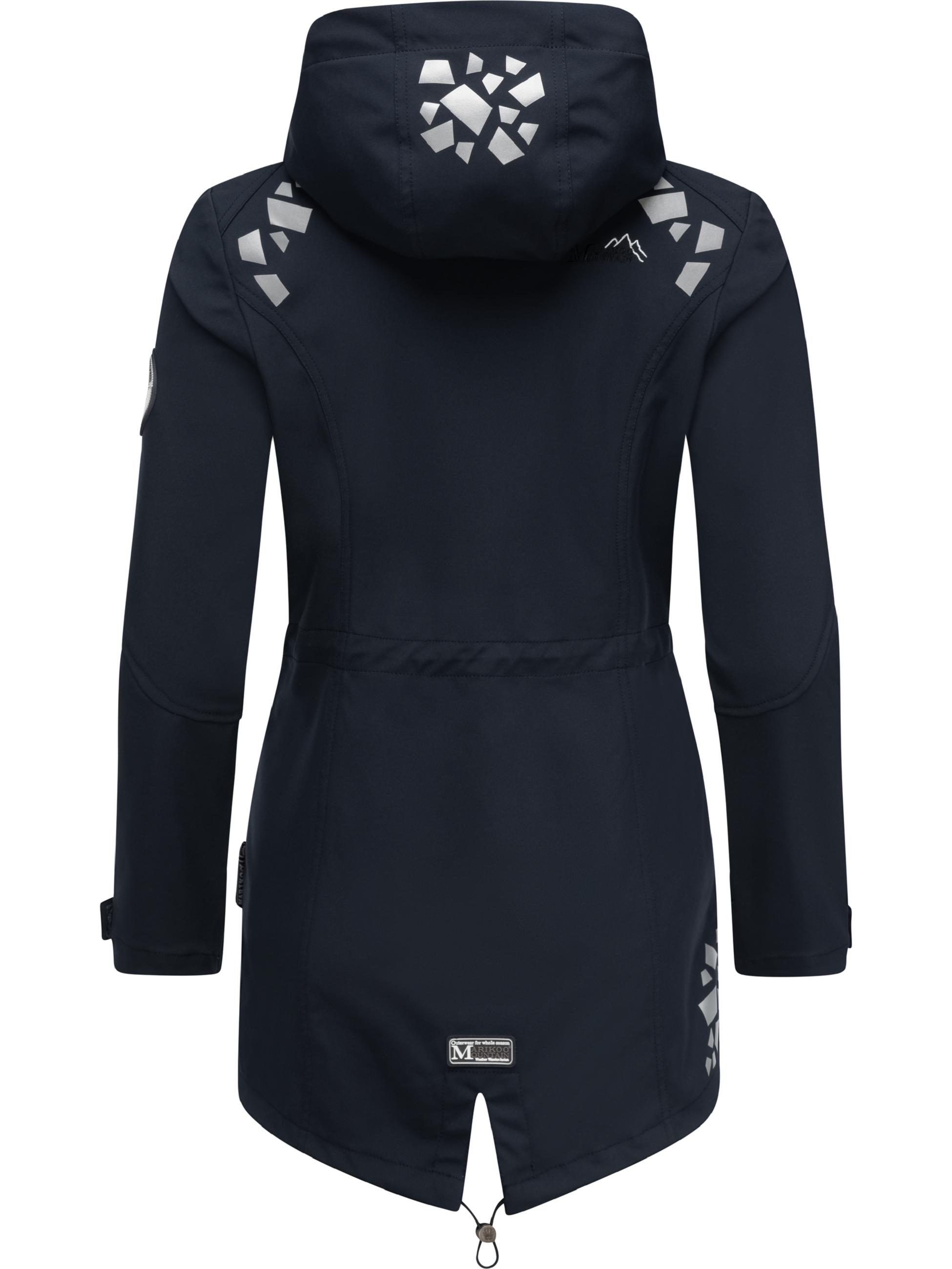 Übergang Softshell-Mantel mit Kapuze "Ulissaa" Navy