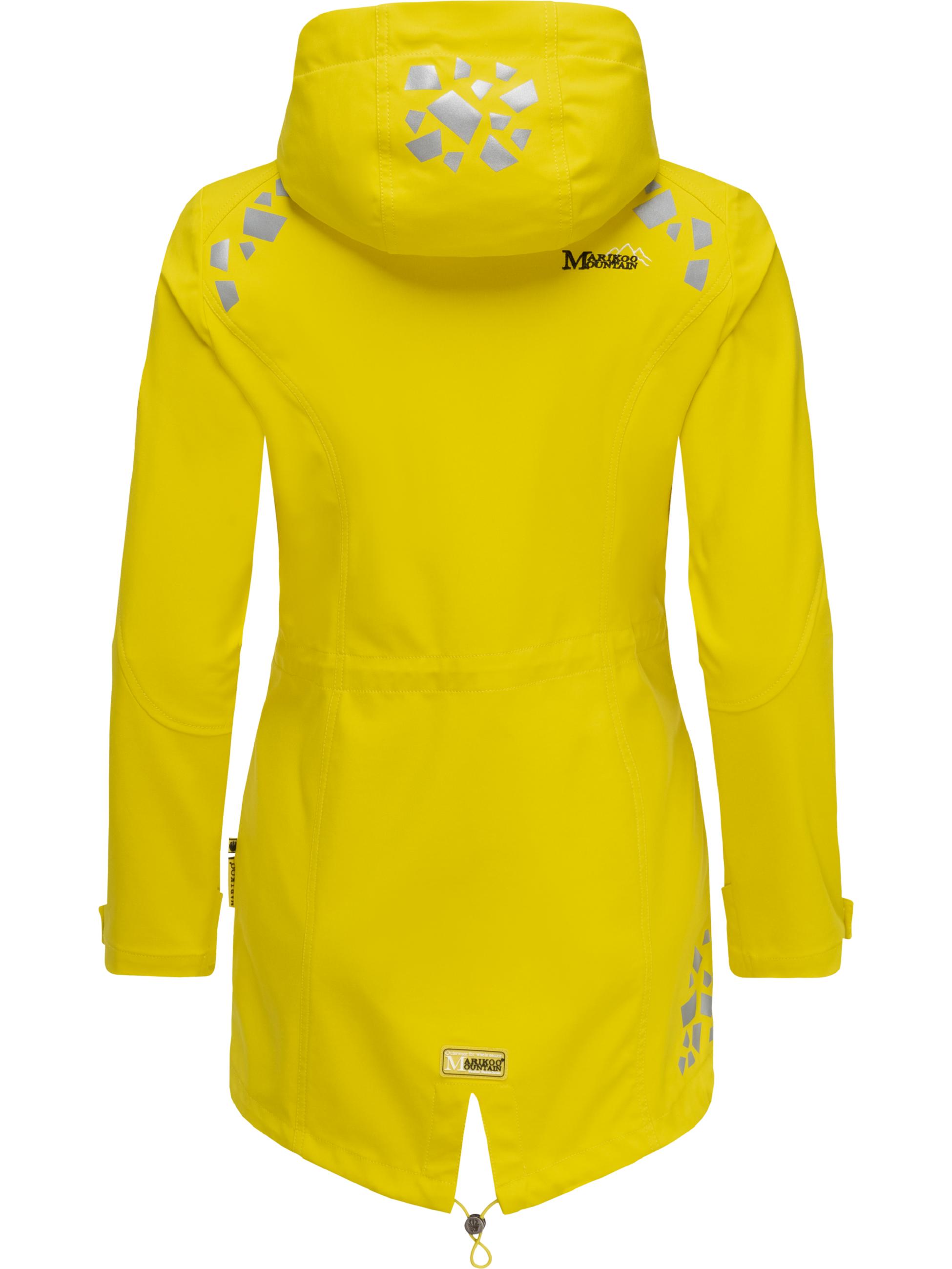 Übergang Softshell-Mantel mit Kapuze "Ulissaa" Yellow