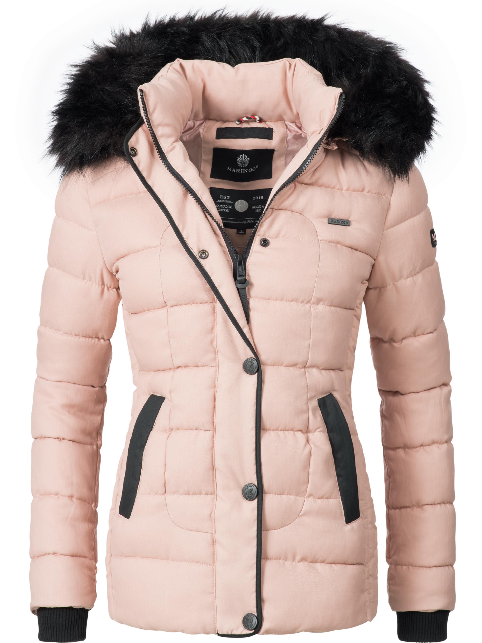 Winter Steppjacke mit Kapuze "Unique" Rosa