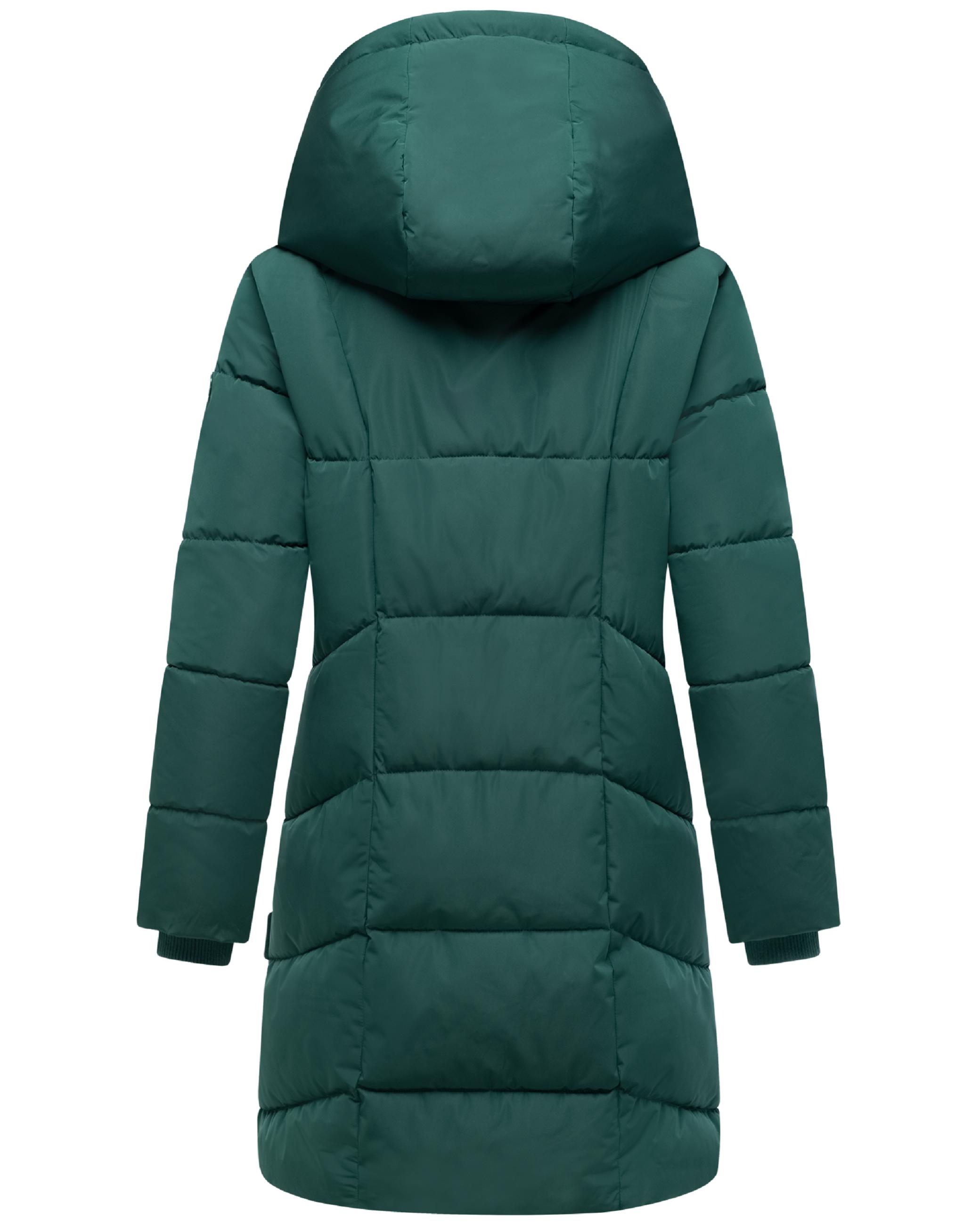 Gesteppter Winter Kurzmantel mit Kapuze "Virenaa 16" Evergreen