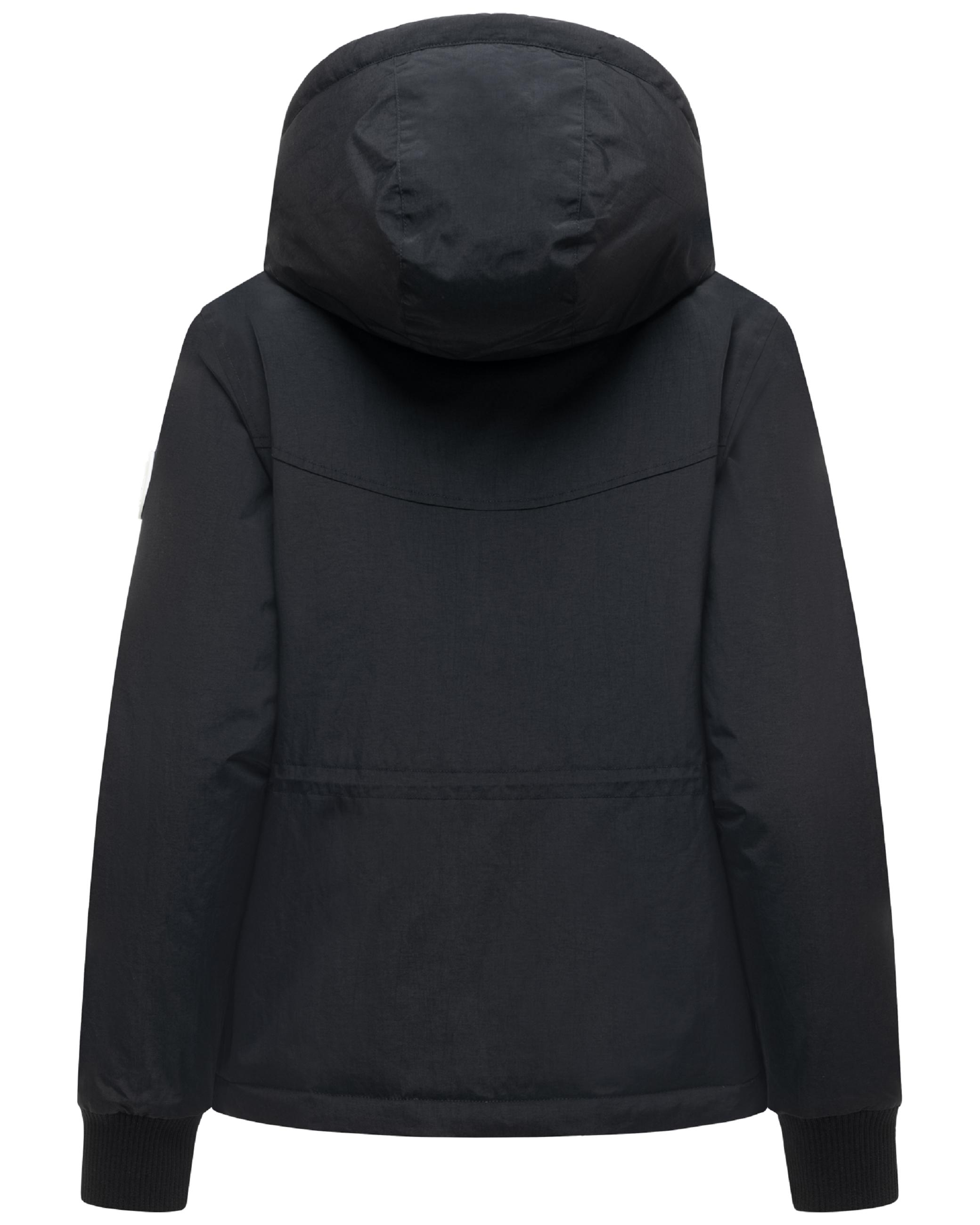 Gefütterte Übergangsjacke mit Kapuze "Vivii 16" Black