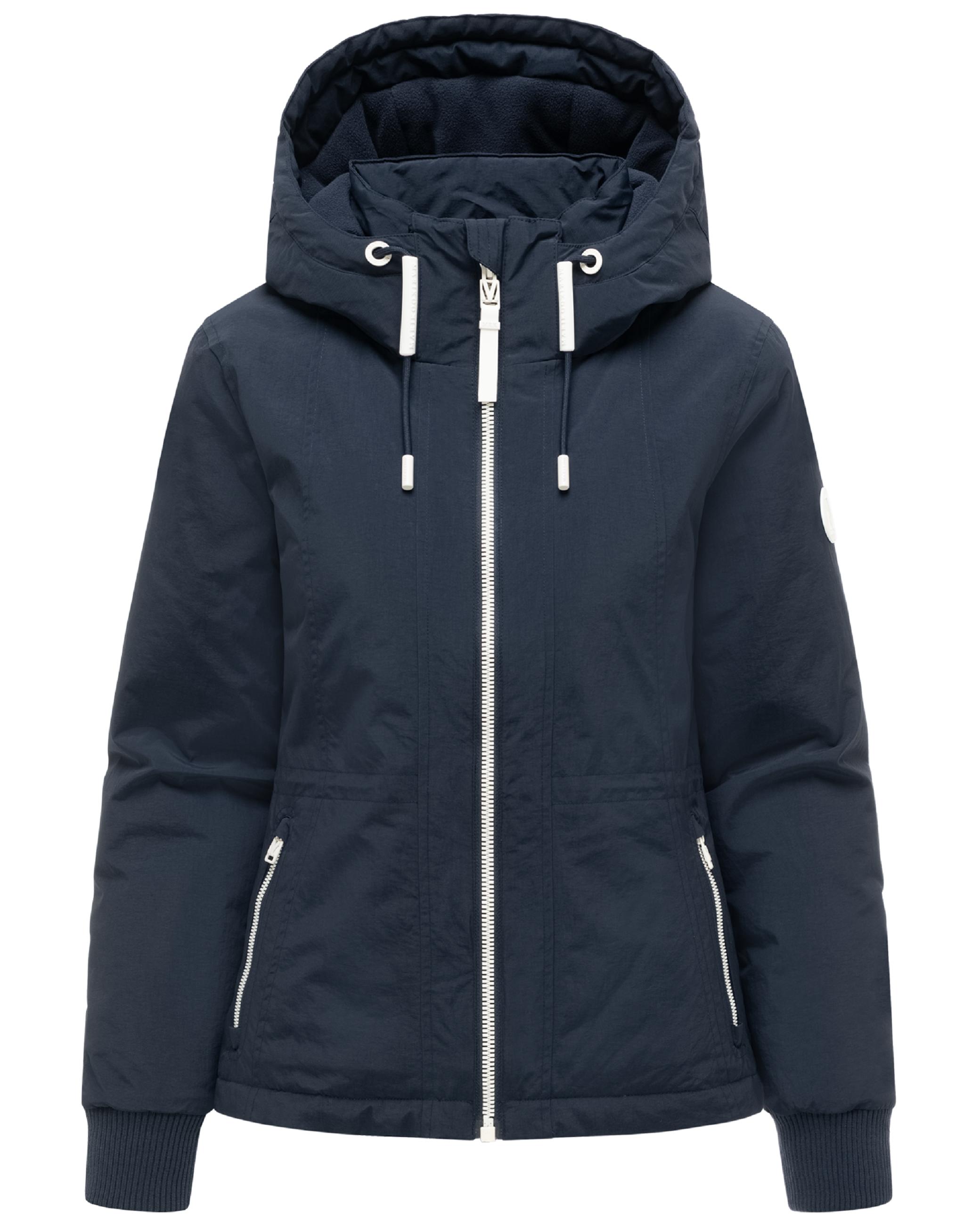 Gefütterte Übergangsjacke mit Kapuze "Vivii 16" Navy
