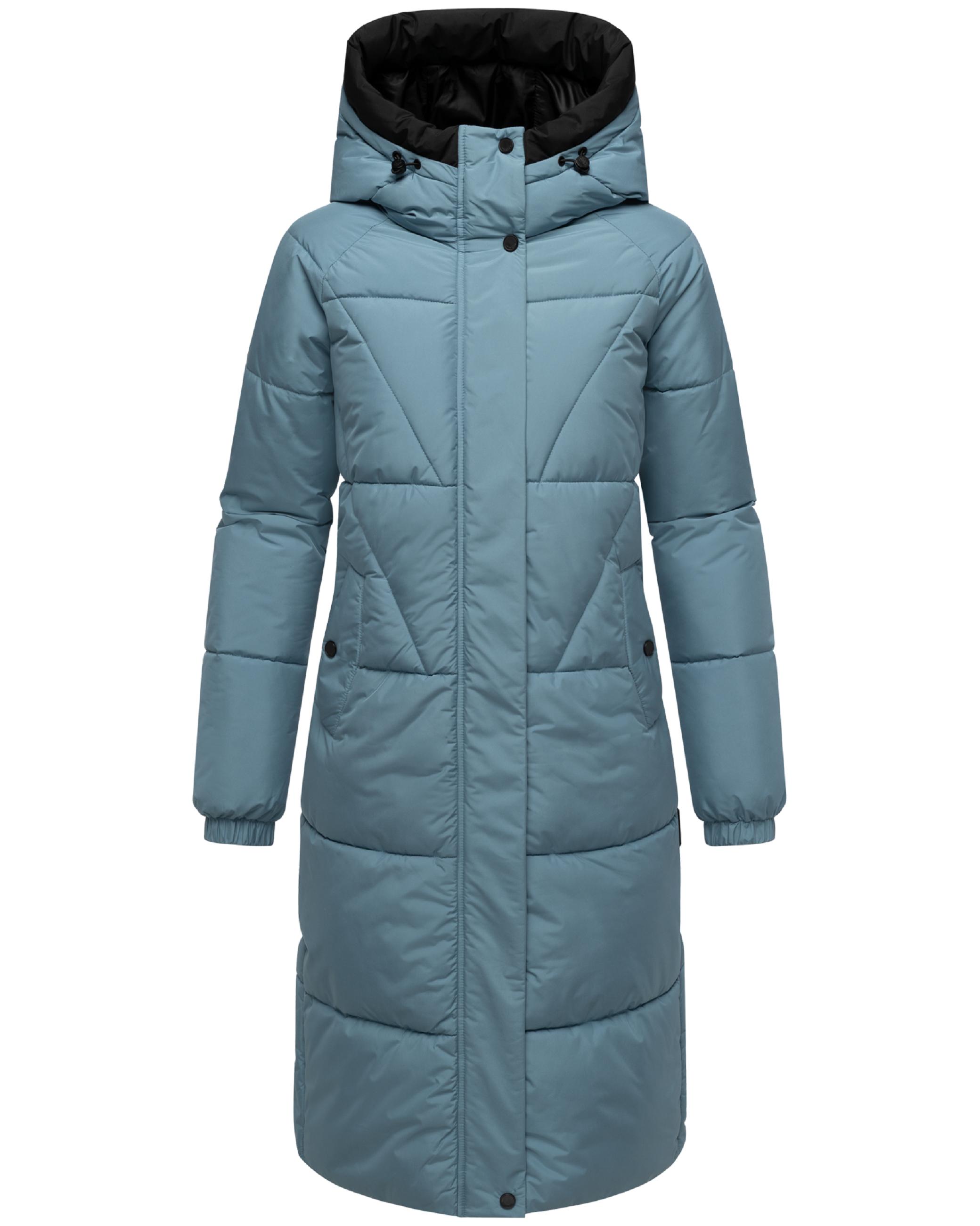 Winter Steppmantel mit seitlichen Gehschlitzen "Yaskaa 16" Powder Blue