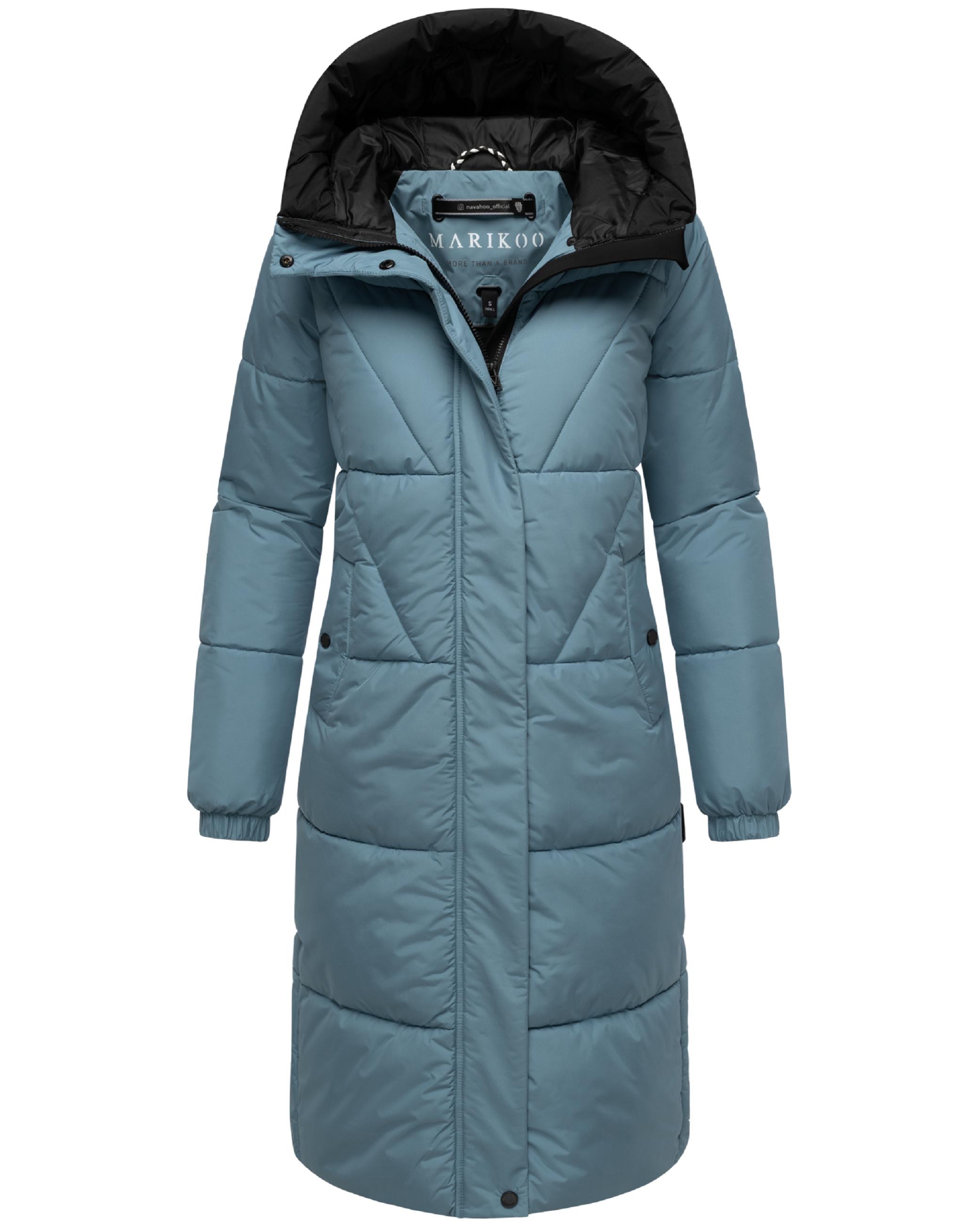 Winter Steppmantel mit seitlichen Gehschlitzen "Yaskaa 16" Powder Blue