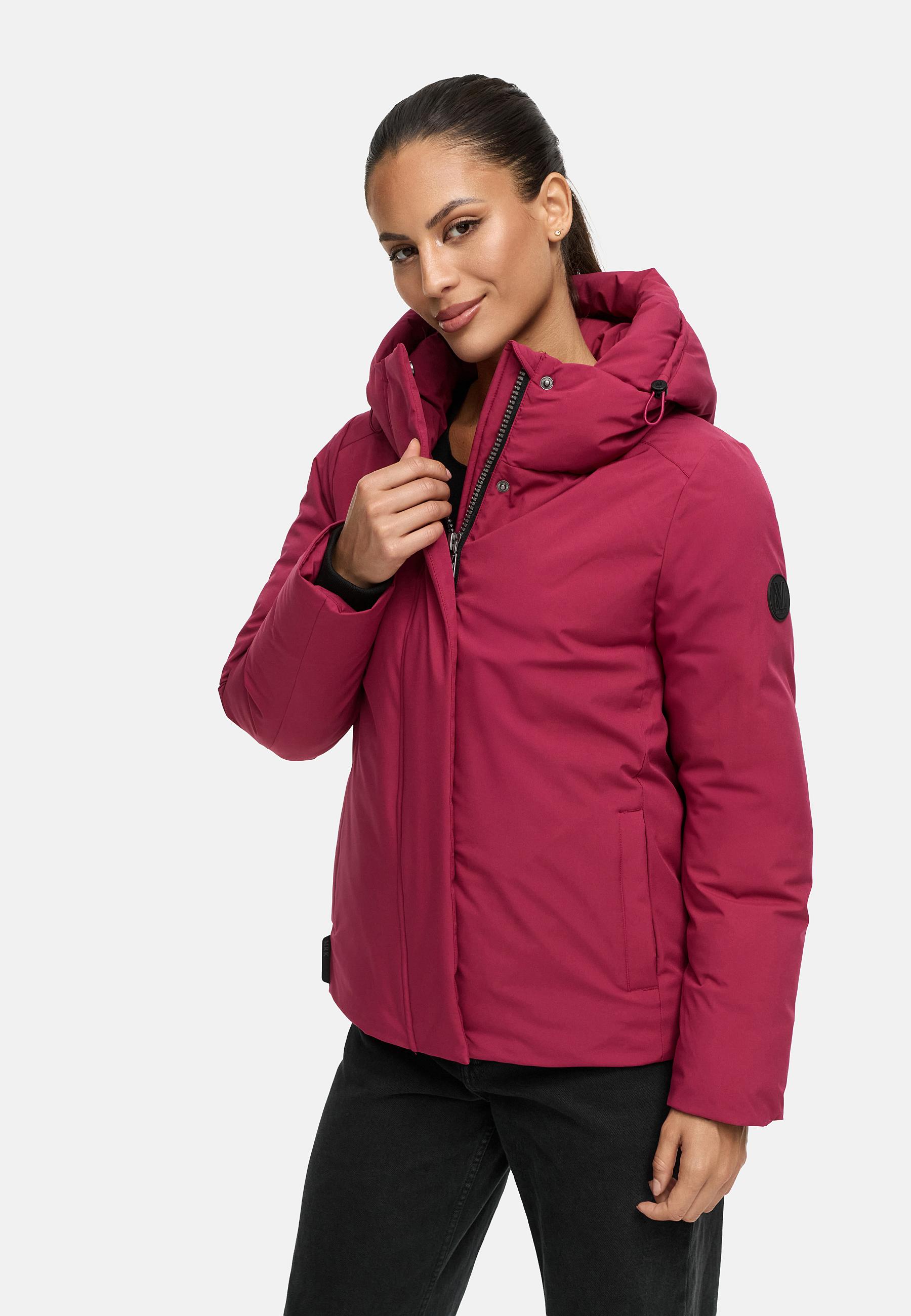 Winter Jacke mit Kapuze "Yeminaa 16" Berry Wine