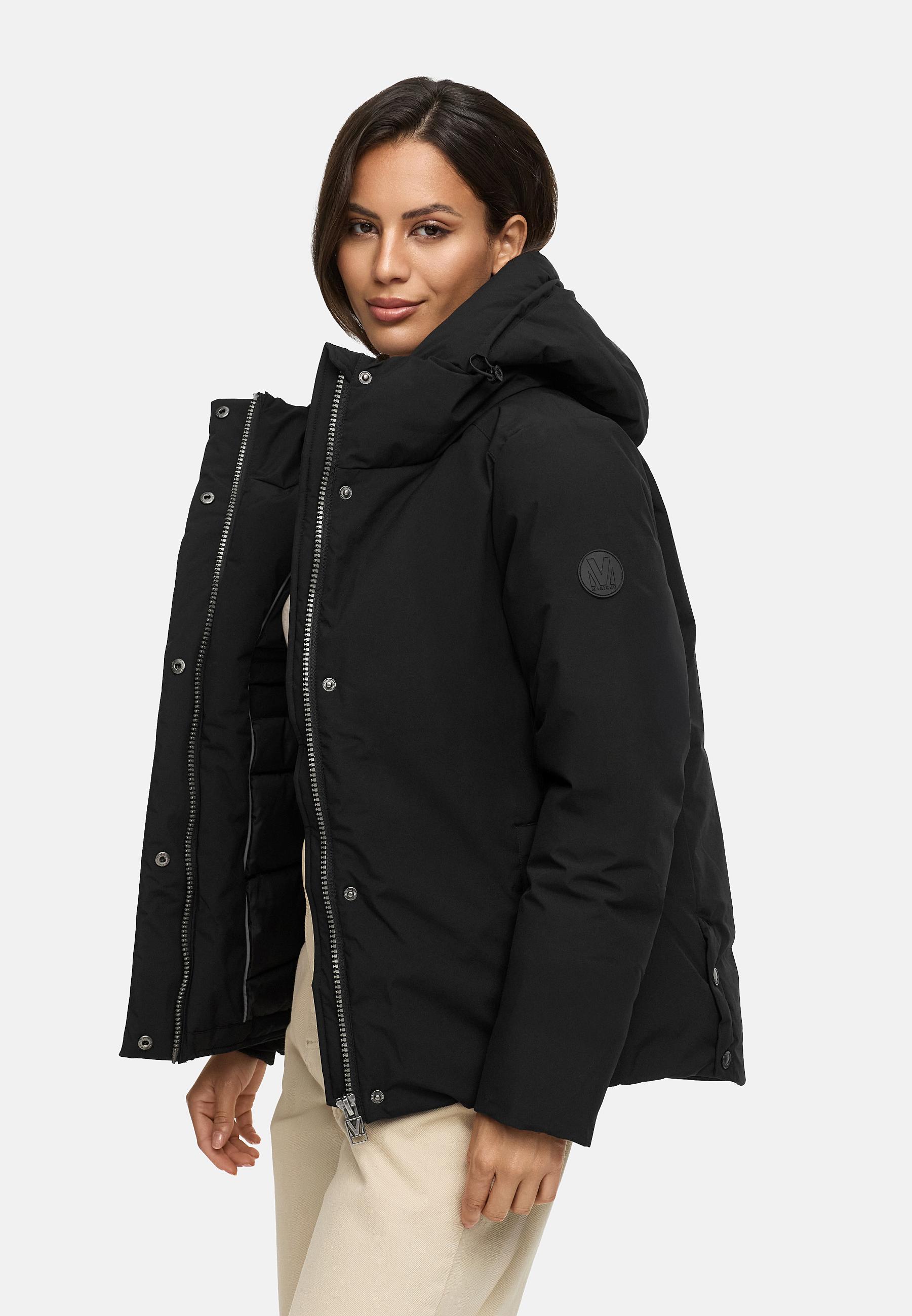 Winter Jacke mit Kapuze "Yeminaa 16" Black