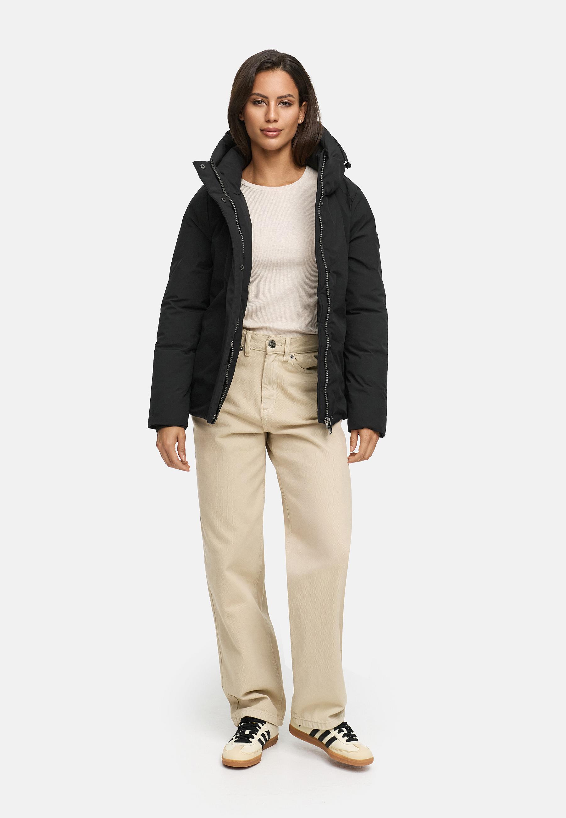 Winter Jacke mit Kapuze "Yeminaa 16" Black