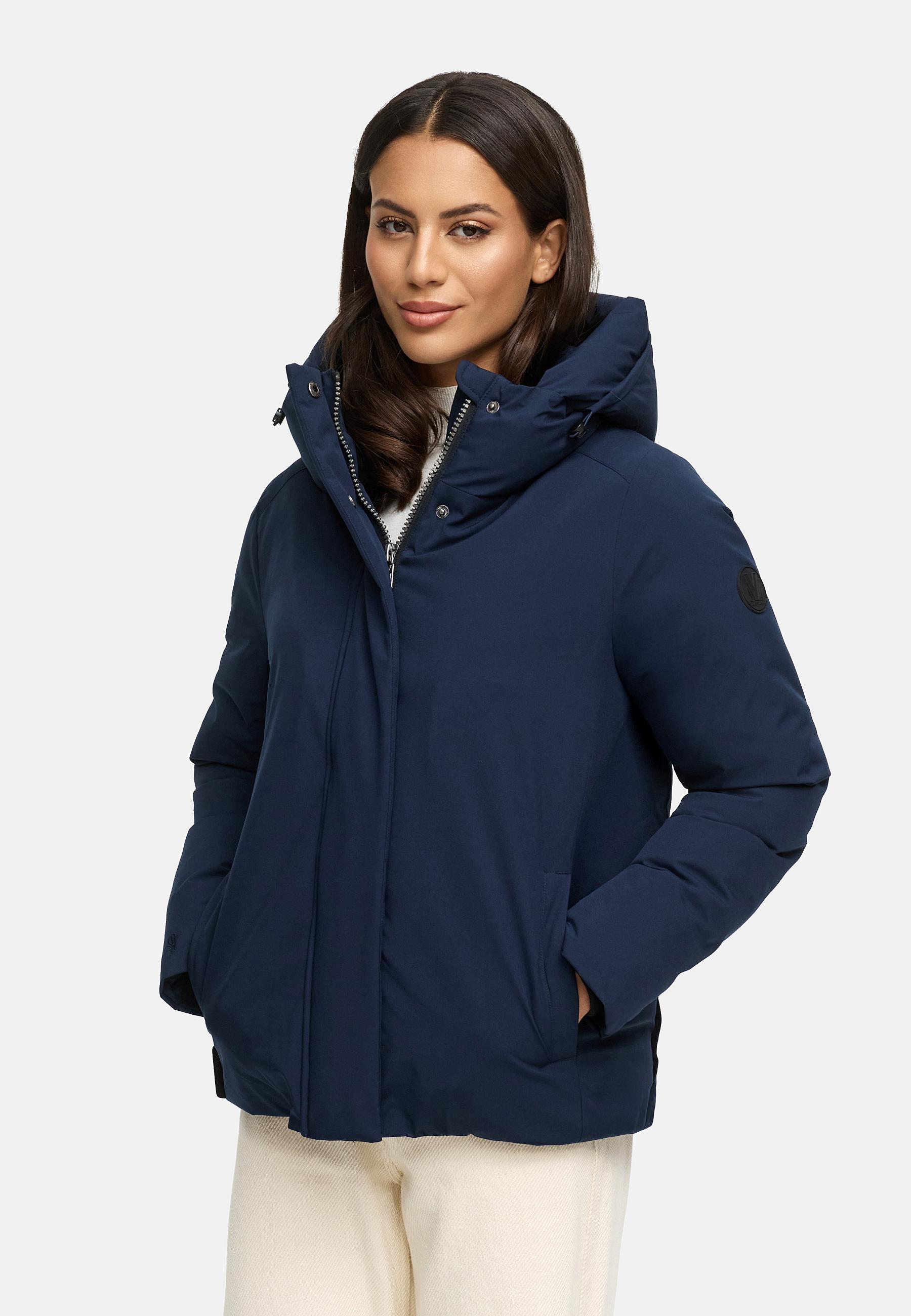 Winter Jacke mit Kapuze "Yeminaa 16" Navy