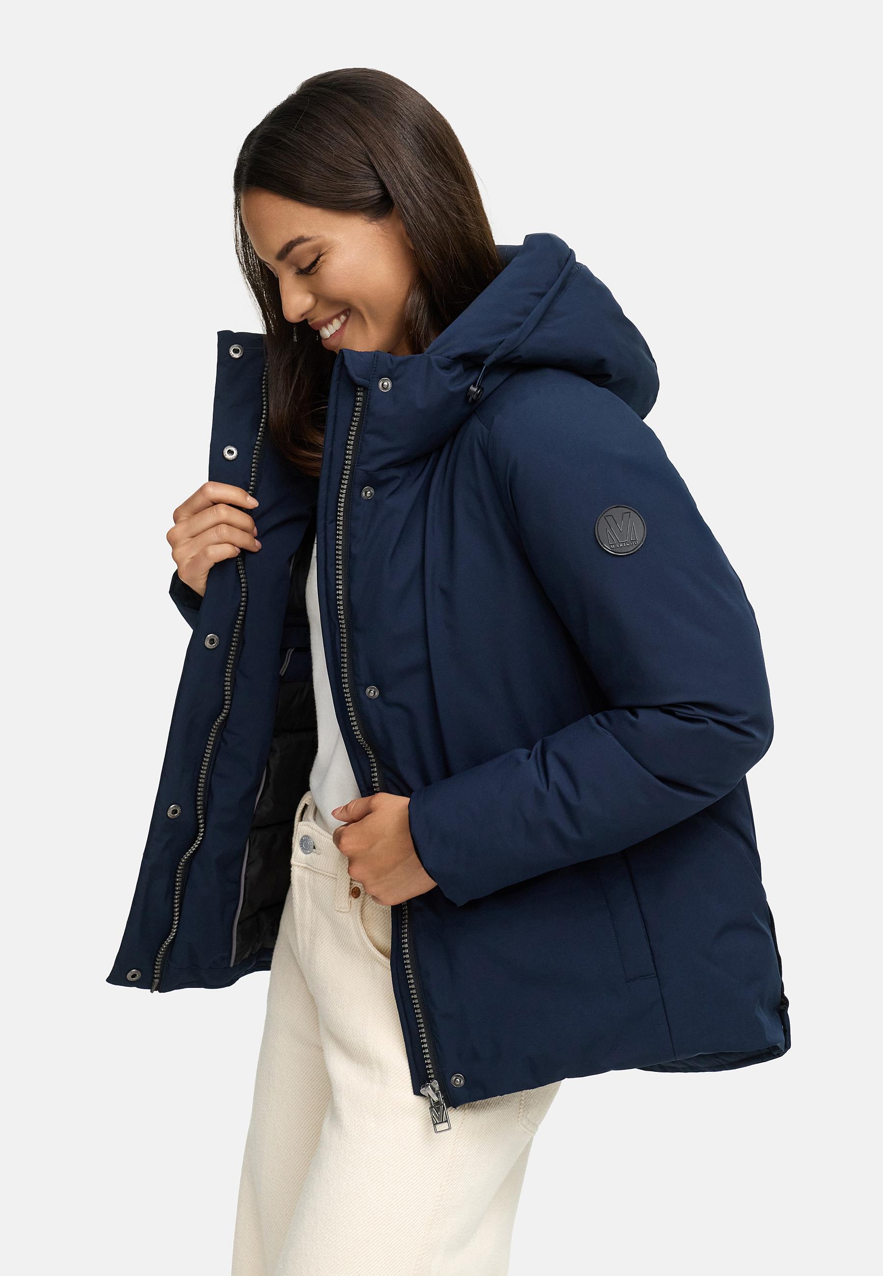 Winter Jacke mit Kapuze "Yeminaa 16" Navy
