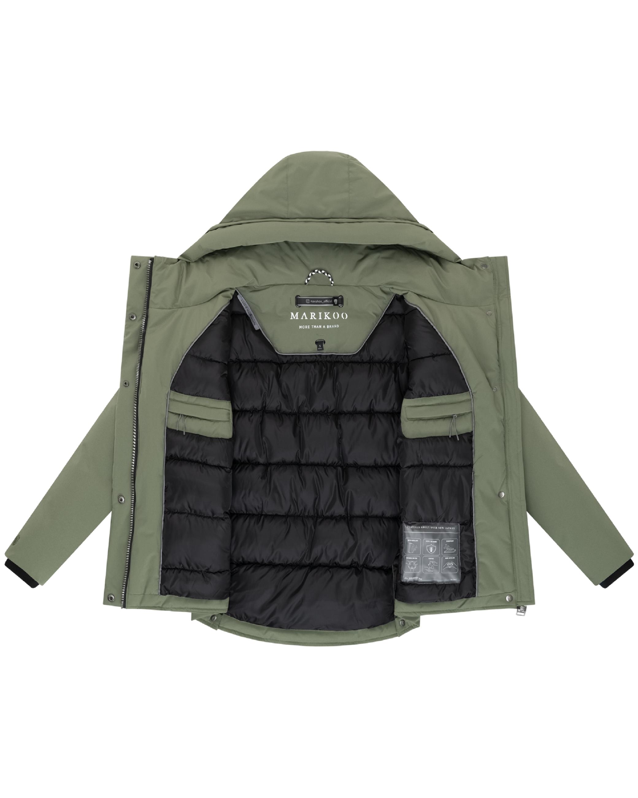 Winter Jacke mit Kapuze "Yeminaa 16" Olive Leaf