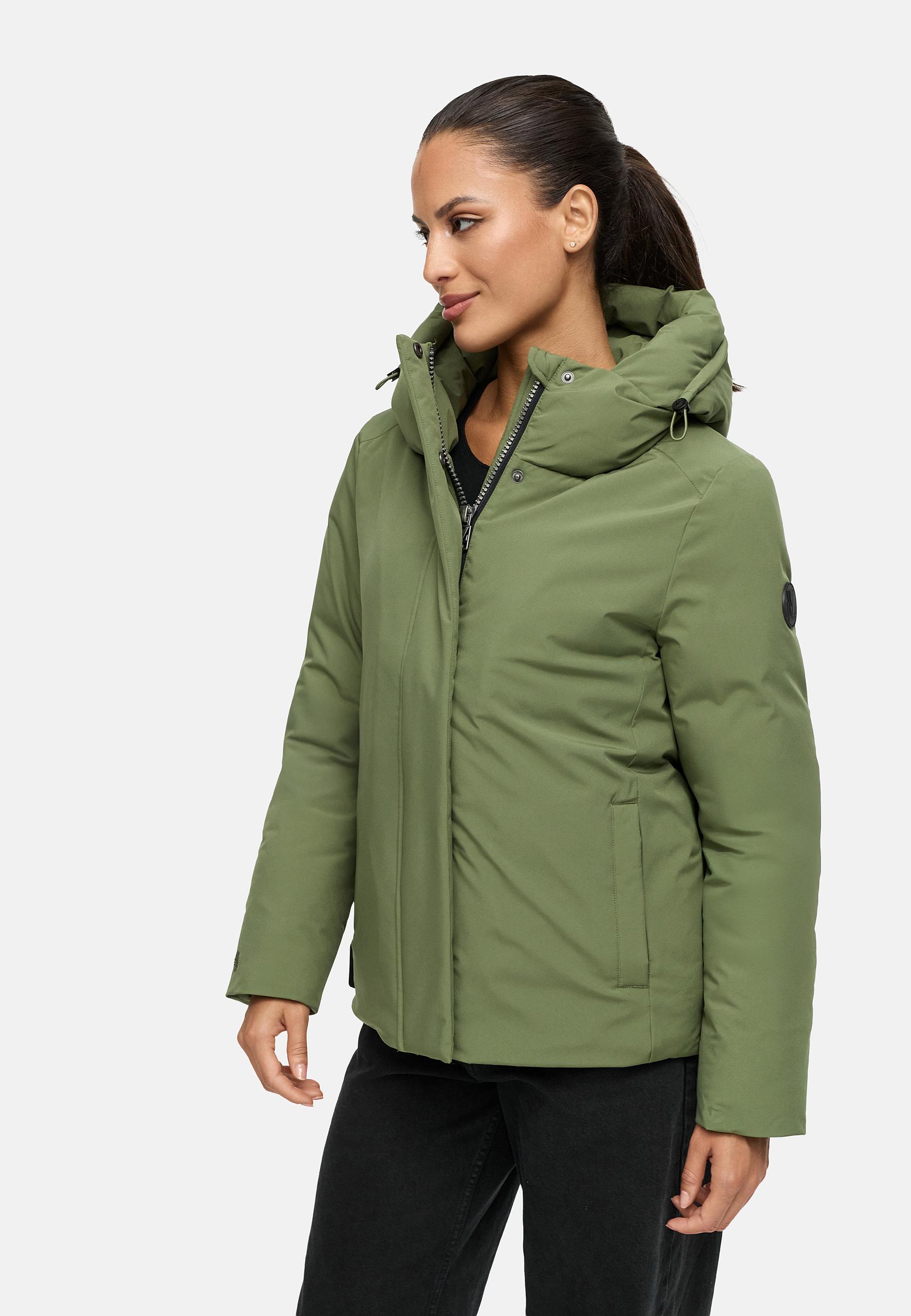 Winter Jacke mit Kapuze "Yeminaa 16" Olive Leaf