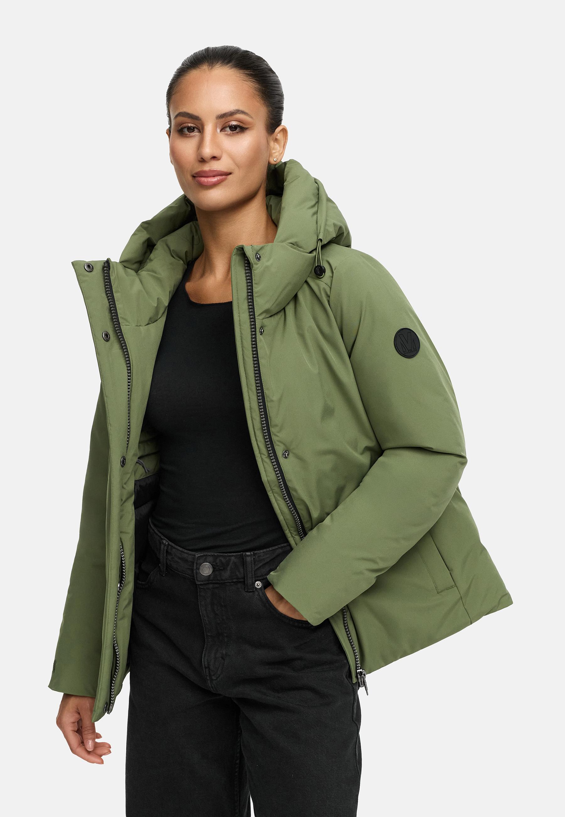Winter Jacke mit Kapuze "Yeminaa 16" Olive Leaf