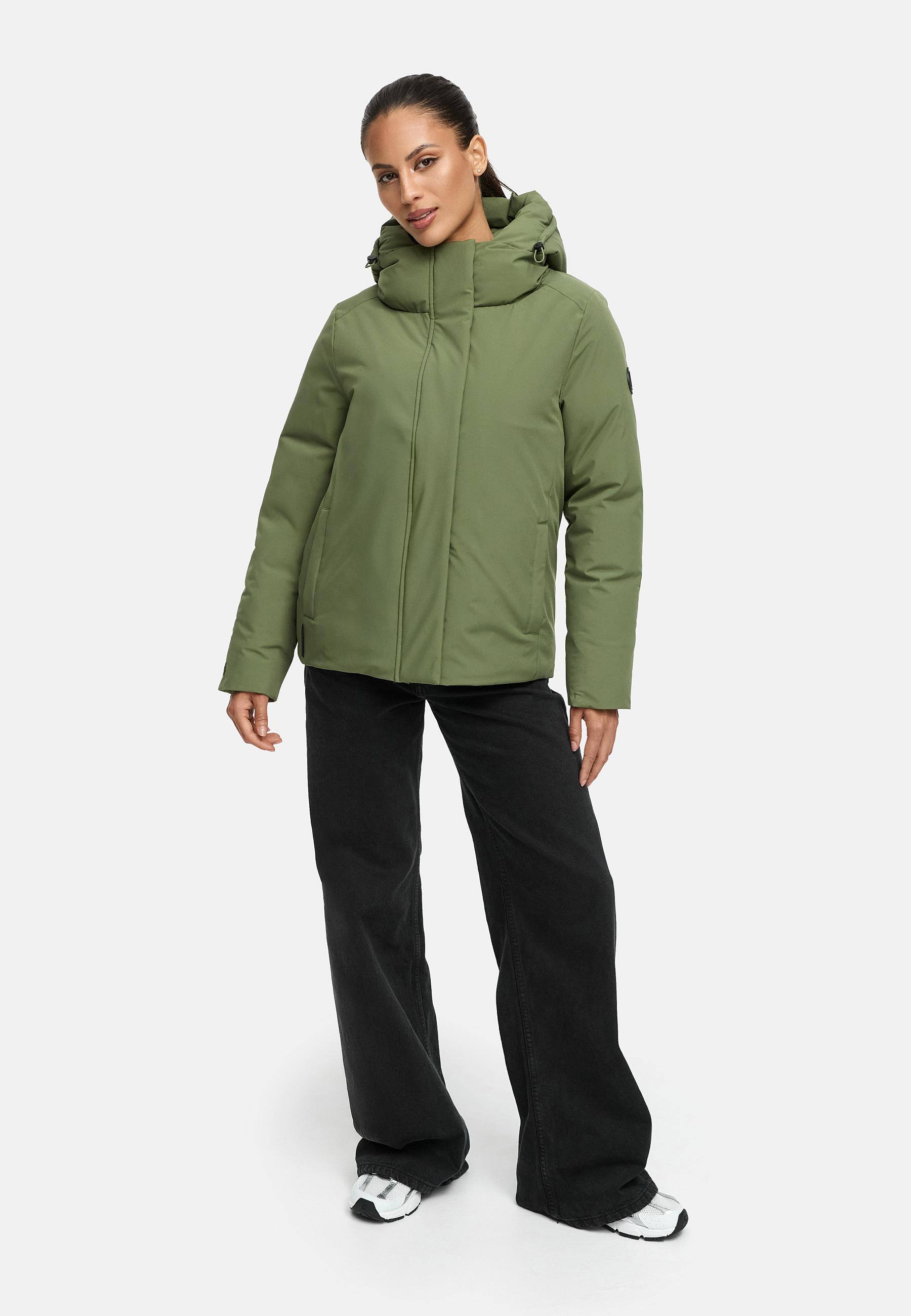 Winter Jacke mit Kapuze "Yeminaa 16" Olive Leaf