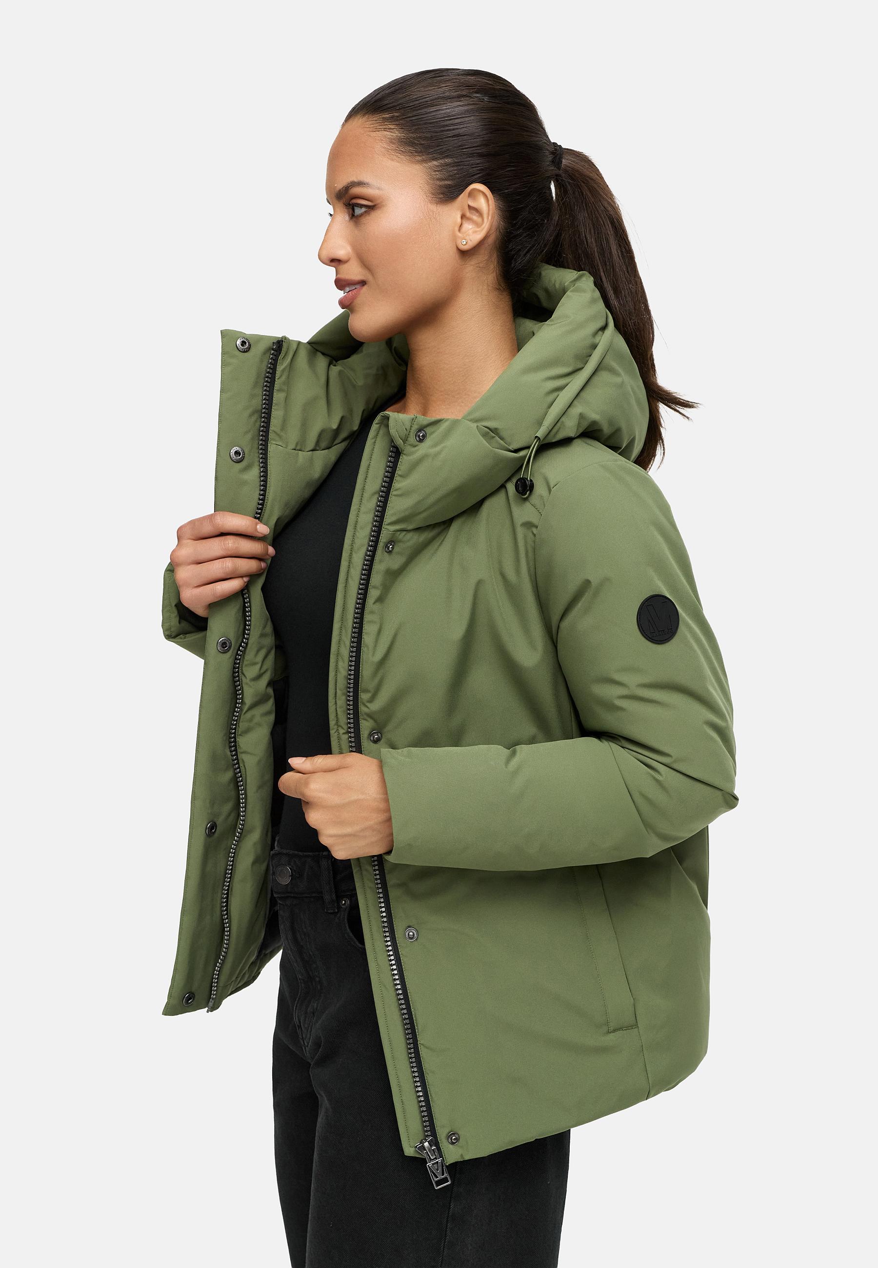 Winter Jacke mit Kapuze "Yeminaa 16" Olive Leaf