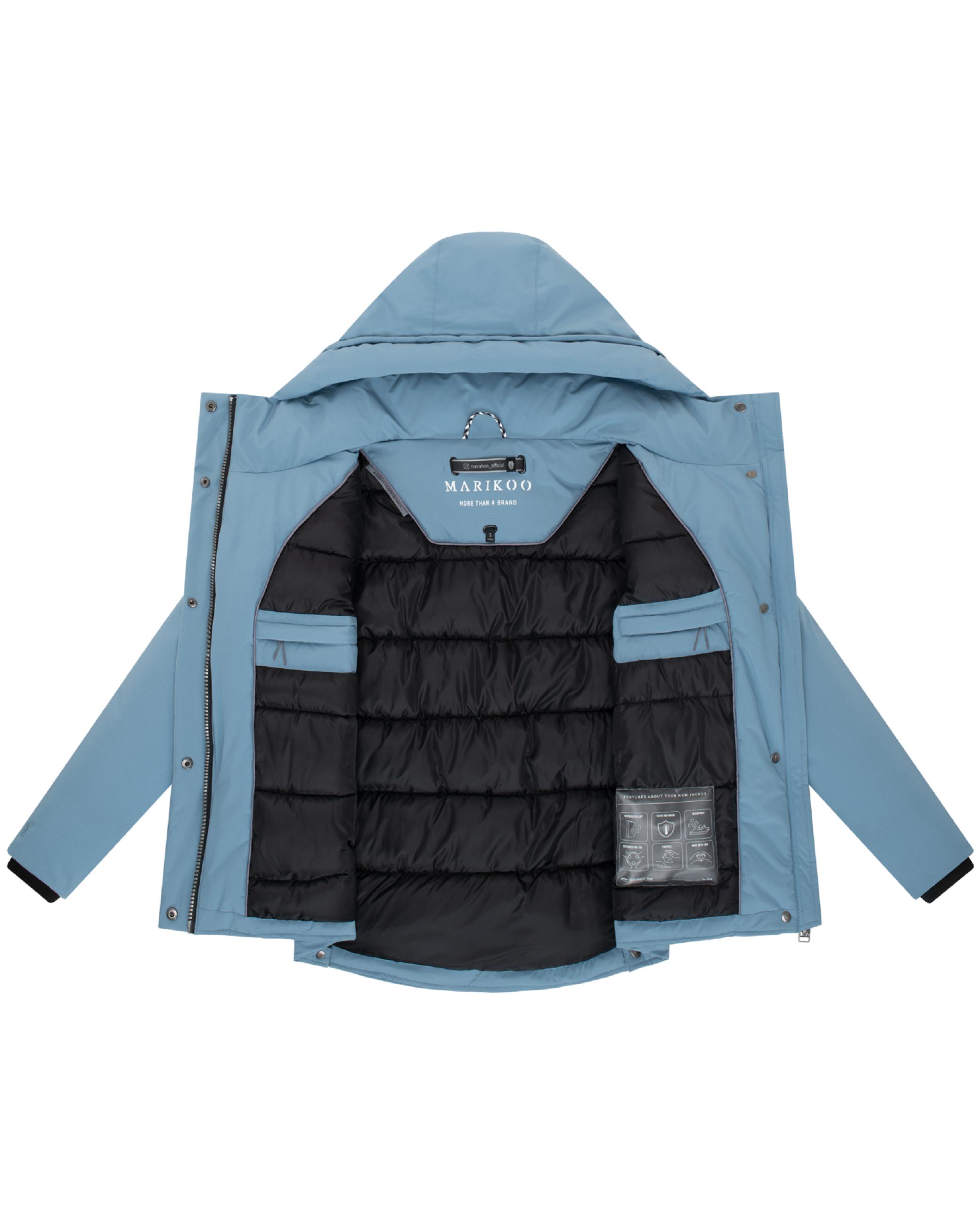 Winter Jacke mit Kapuze "Yeminaa 16" Powder Blue