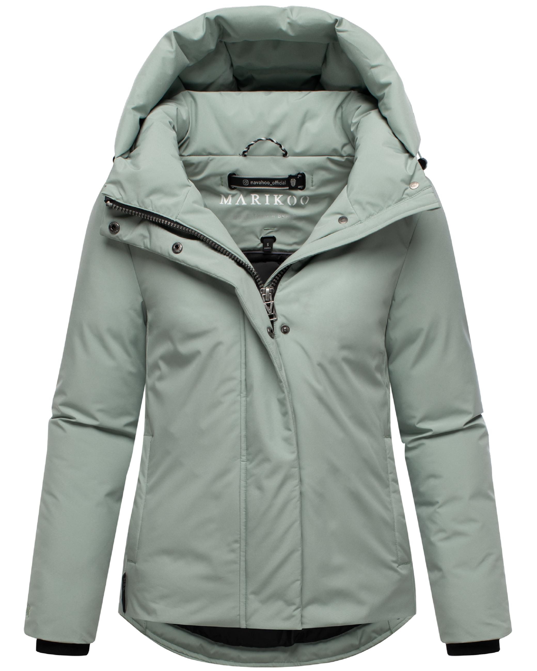 Winter Jacke mit Kapuze "Yeminaa 16" Smokey Mint