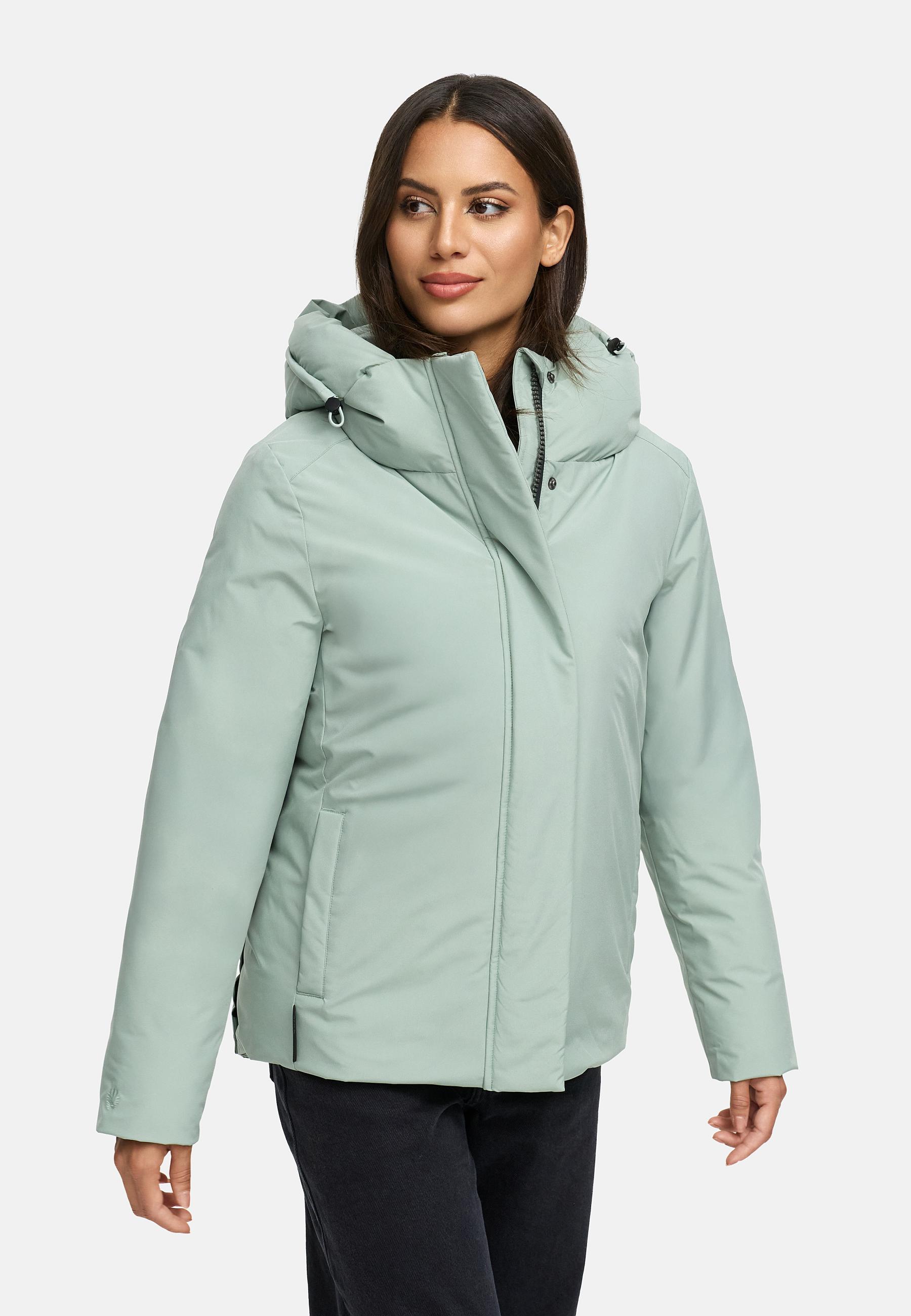 Winter Jacke mit Kapuze "Yeminaa 16" Smokey Mint