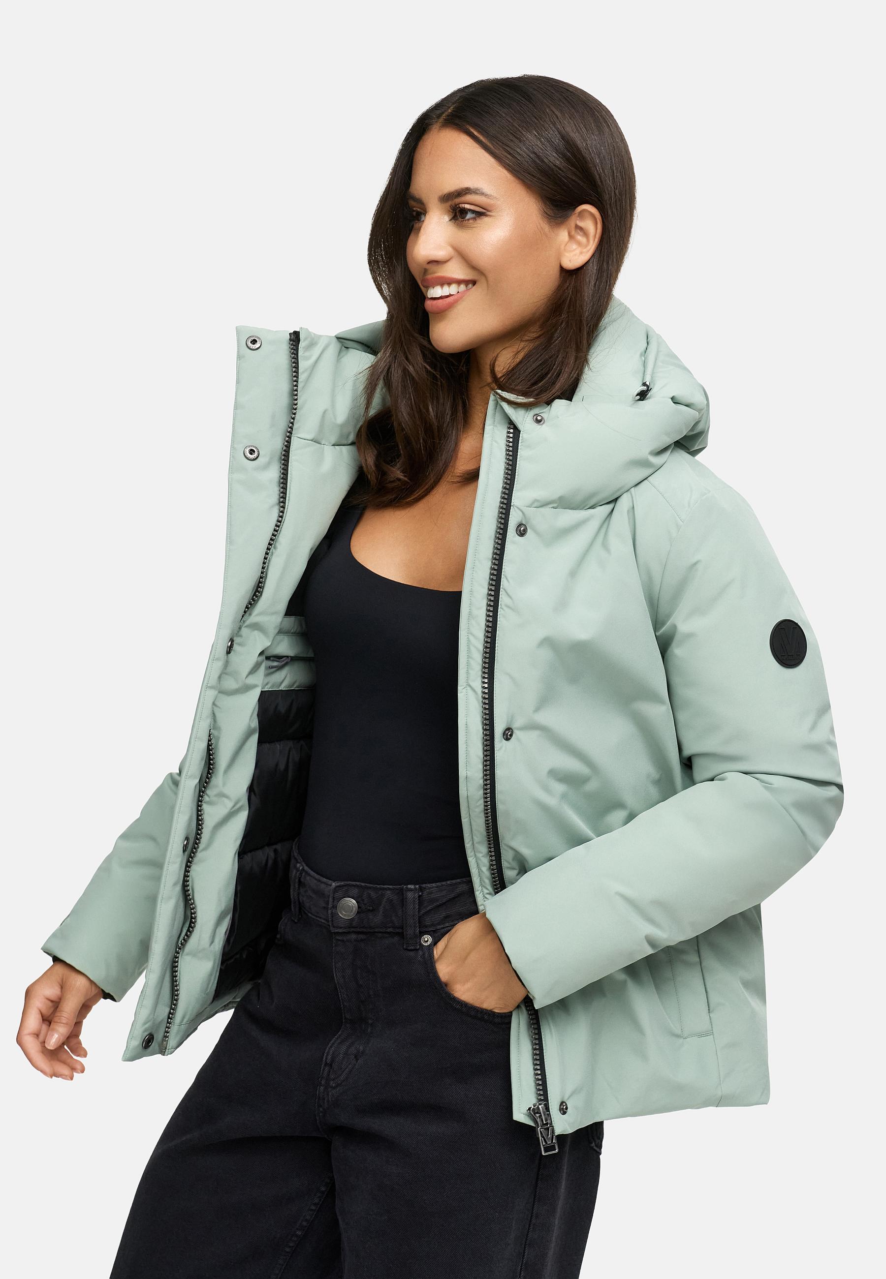Winter Jacke mit Kapuze "Yeminaa 16" Smokey Mint