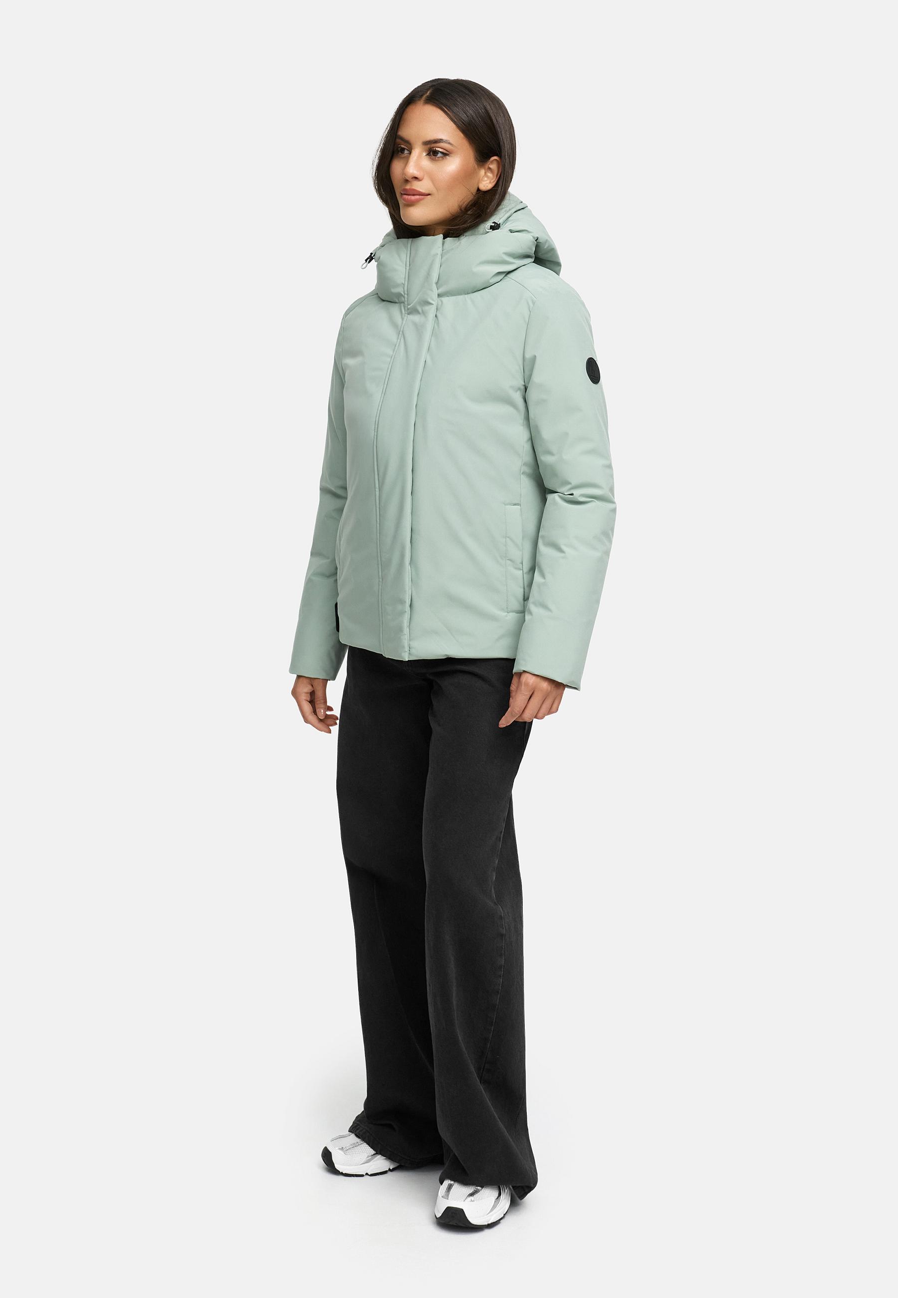 Winter Jacke mit Kapuze "Yeminaa 16" Smokey Mint