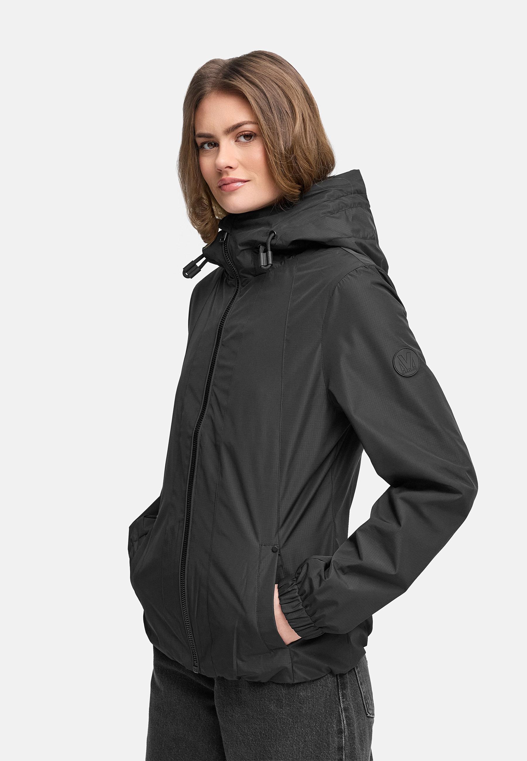 wasserdichte Übergangsjacke mit elastischem Saum "Yoshikoo 16" Black