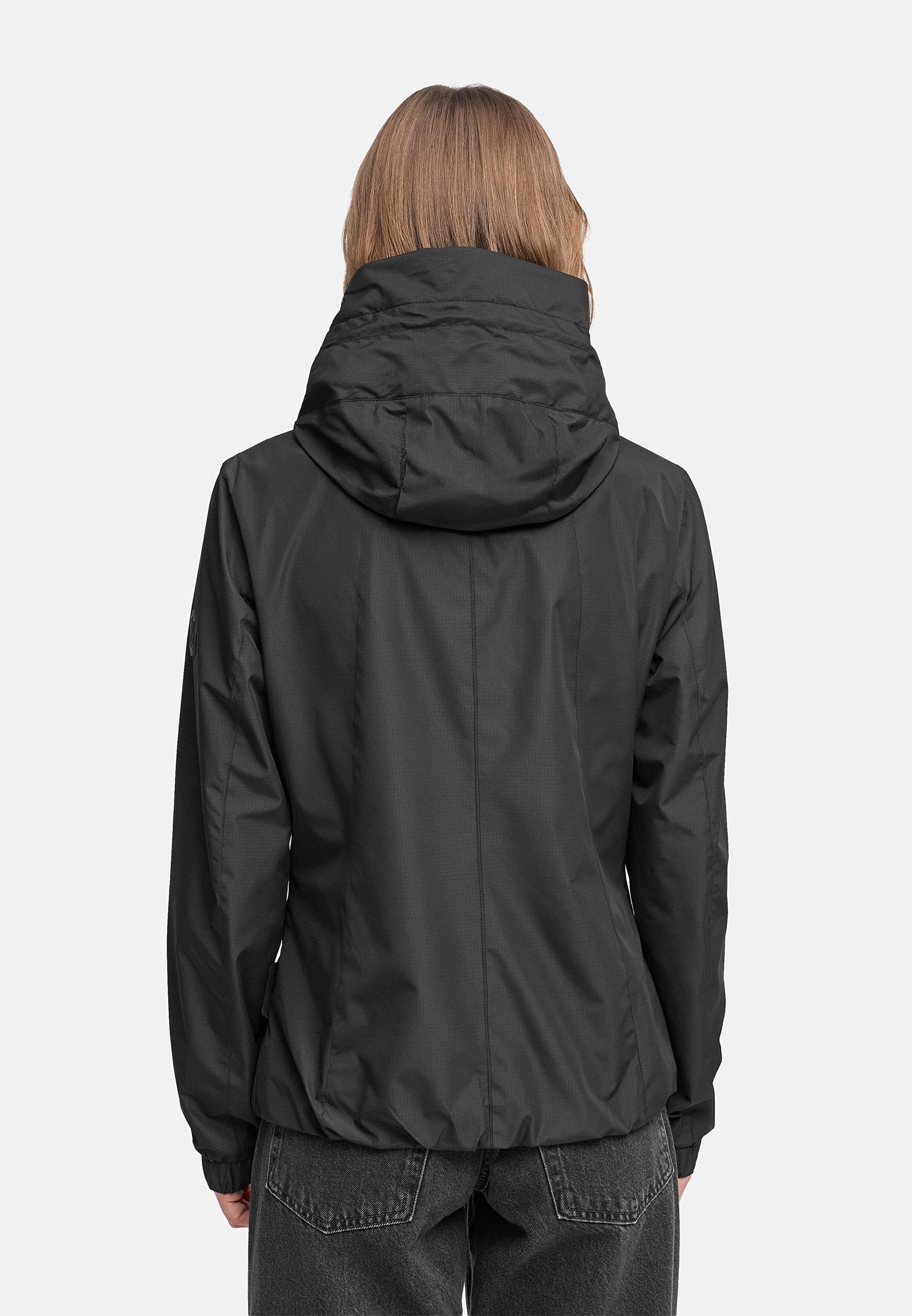 wasserdichte Übergangsjacke mit elastischem Saum "Yoshikoo 16" Black