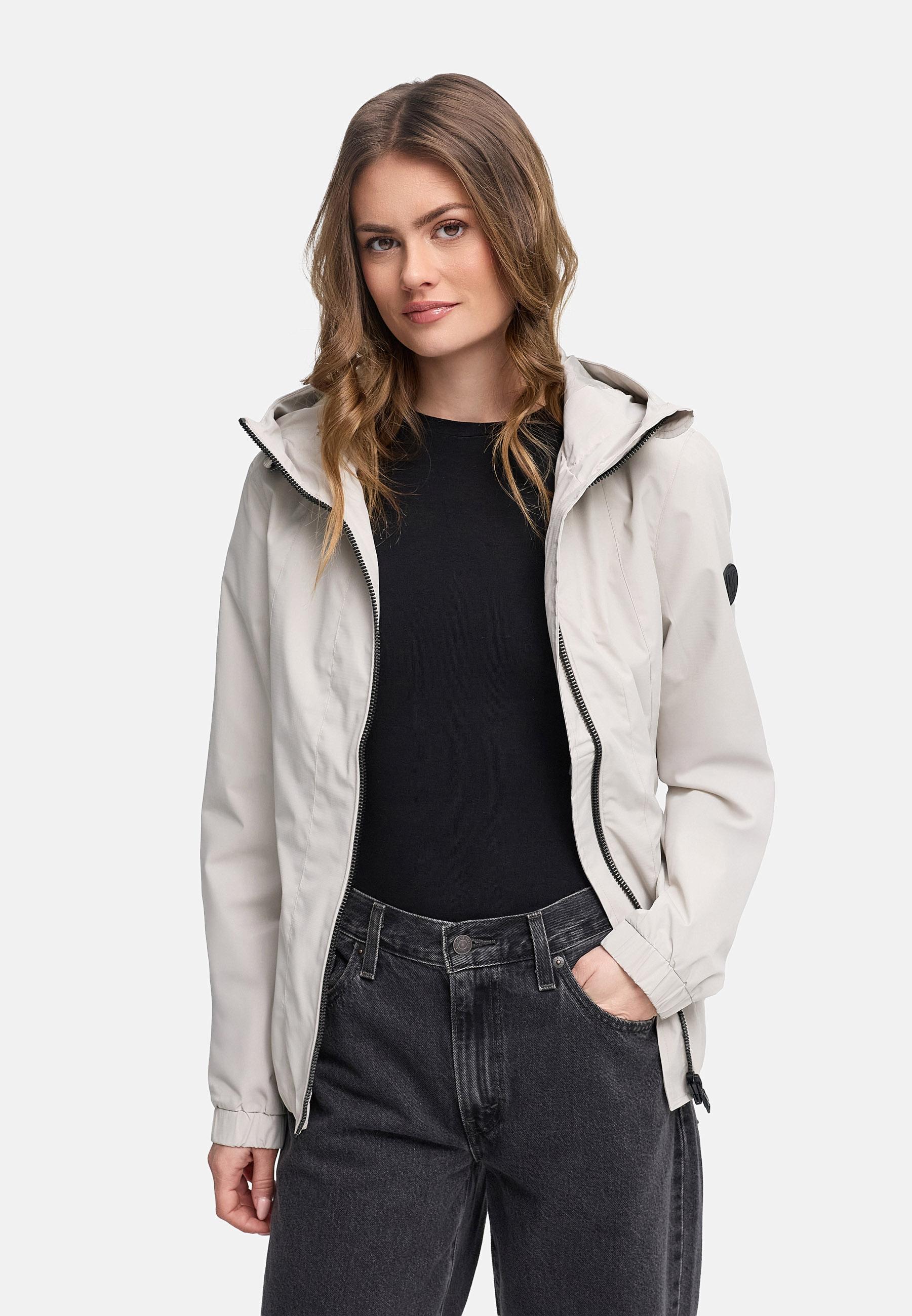 wasserdichte Übergangsjacke mit elastischem Saum "Yoshikoo 16" Bone