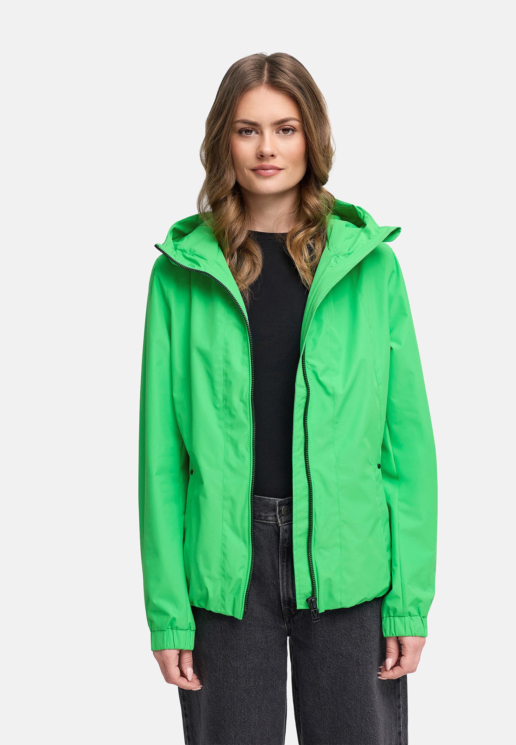 wasserdichte Übergangsjacke mit elastischem Saum "Yoshikoo 16" Cactus Green