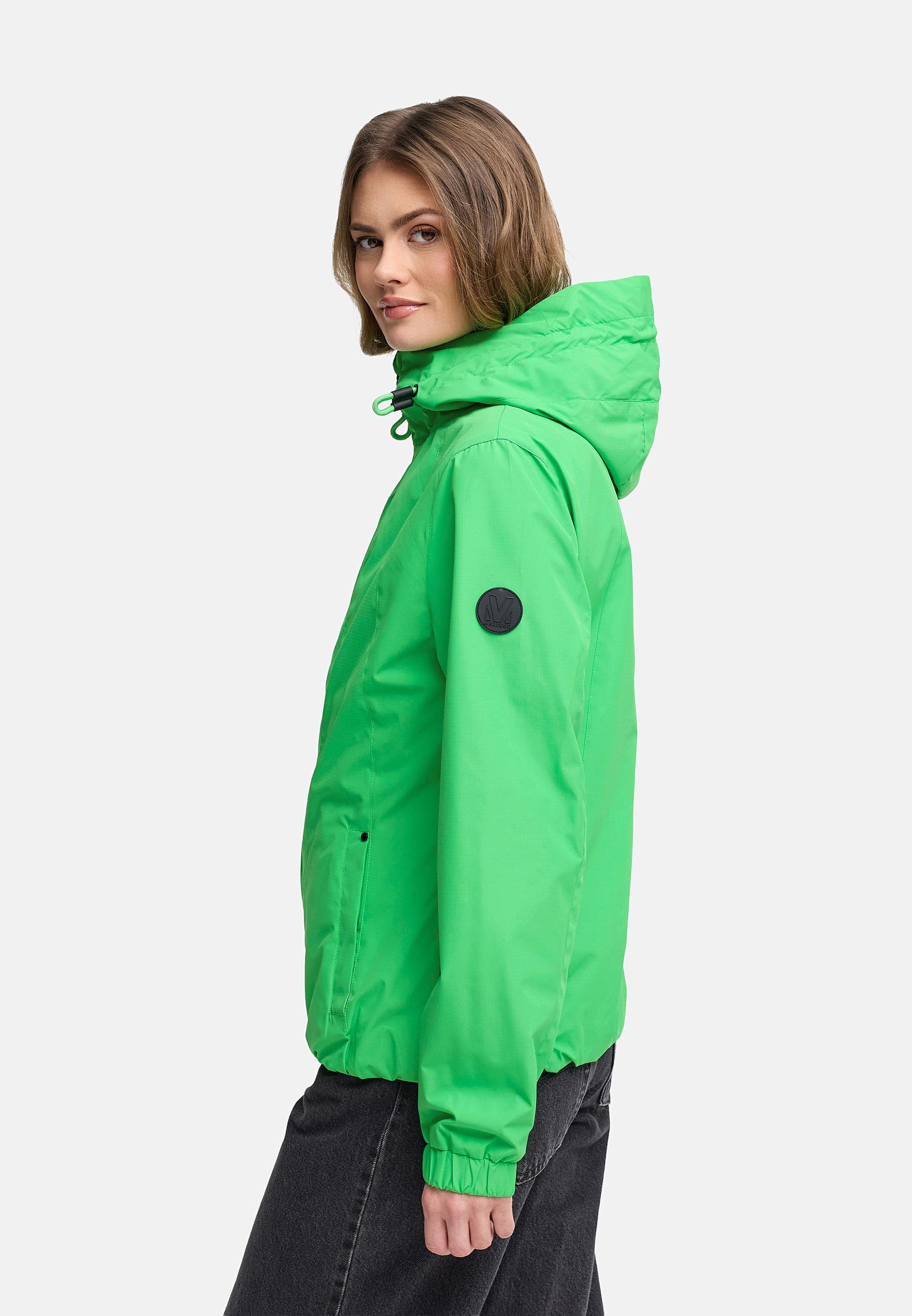 wasserdichte Übergangsjacke mit elastischem Saum "Yoshikoo 16" Cactus Green