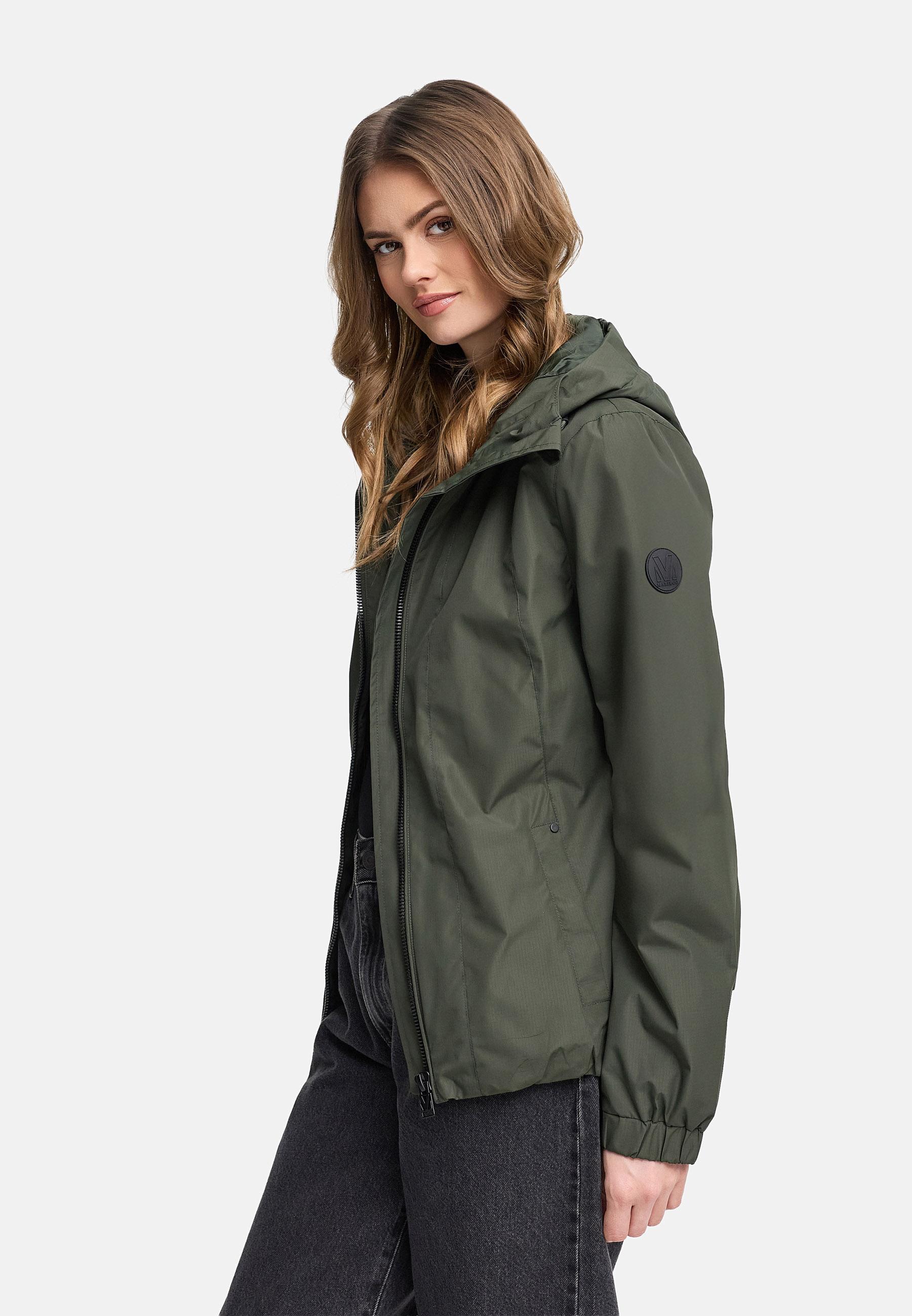 wasserdichte Übergangsjacke mit elastischem Saum "Yoshikoo 16" Dark Olive