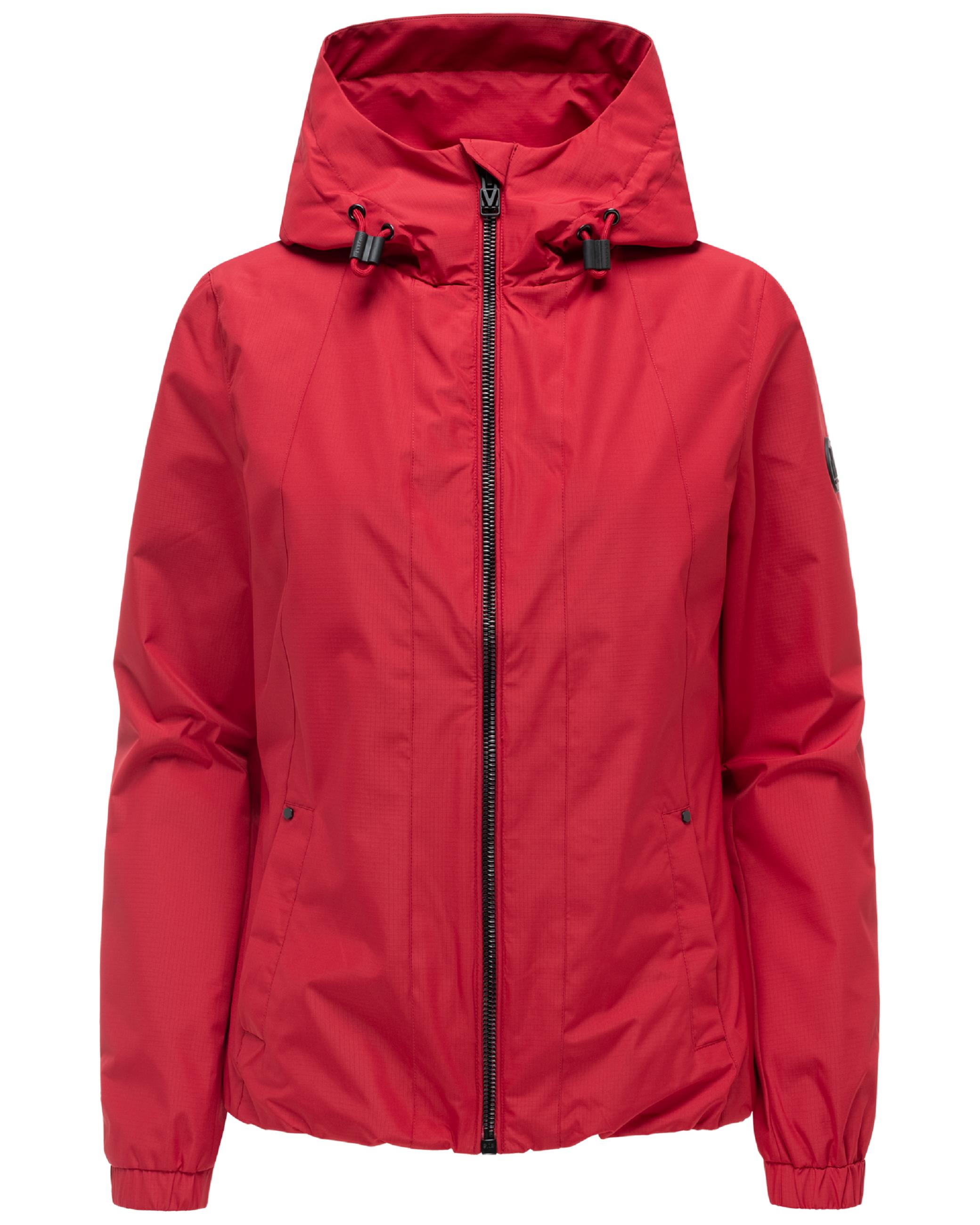 wasserdichte Übergangsjacke mit elastischem Saum "Yoshikoo 16" Deep Red