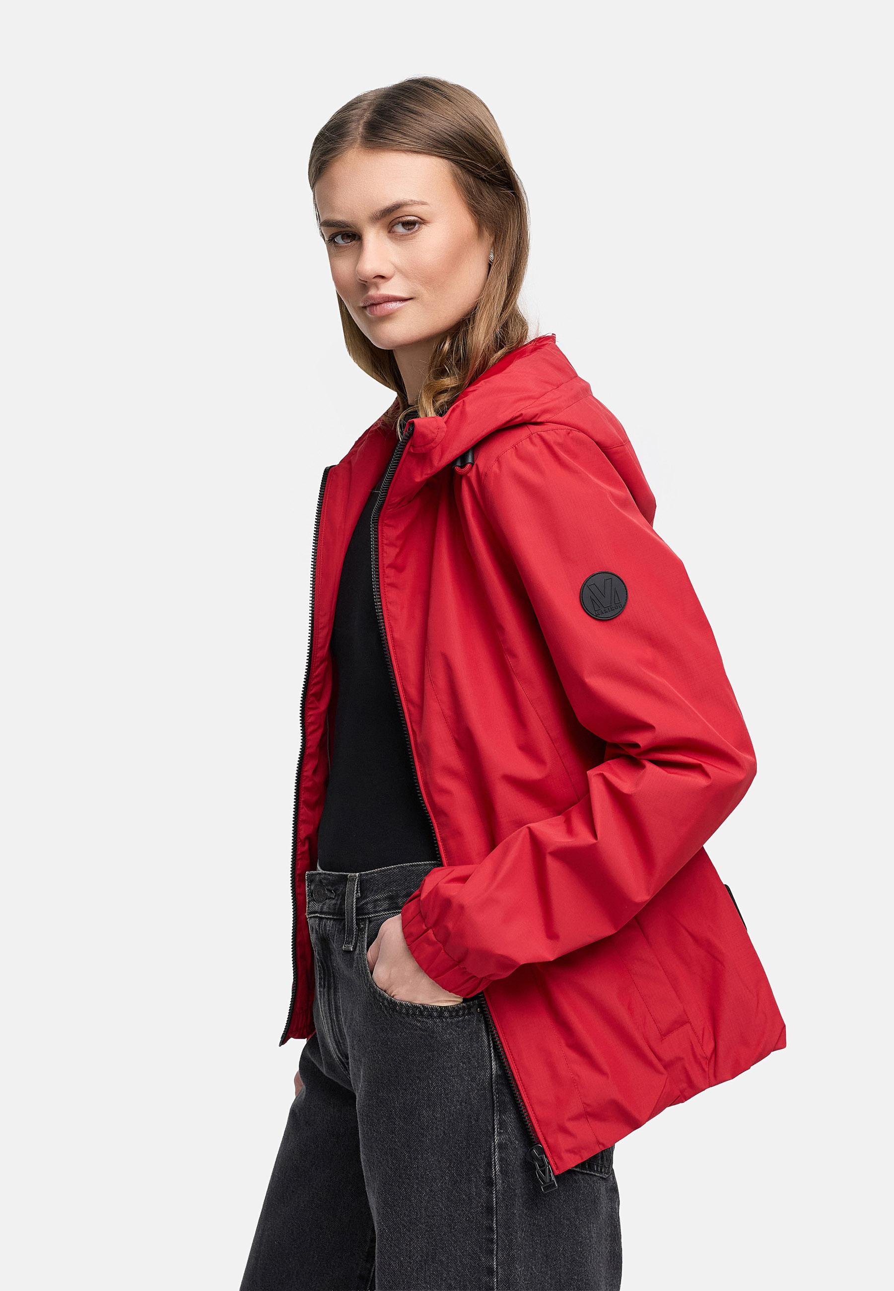 wasserdichte Übergangsjacke mit elastischem Saum "Yoshikoo 16" Deep Red