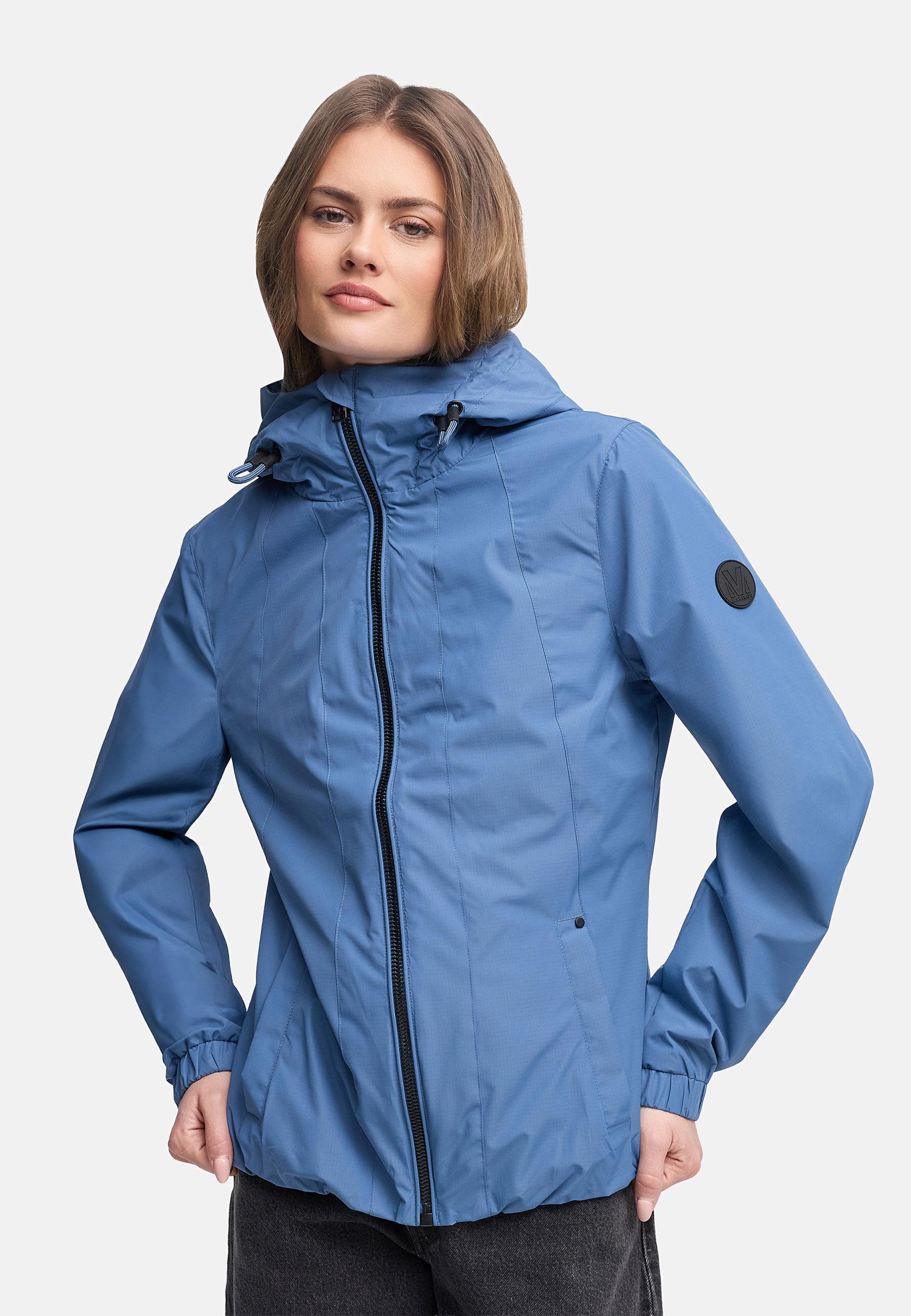 wasserdichte Übergangsjacke mit elastischem Saum "Yoshikoo 16" Dusty Blue