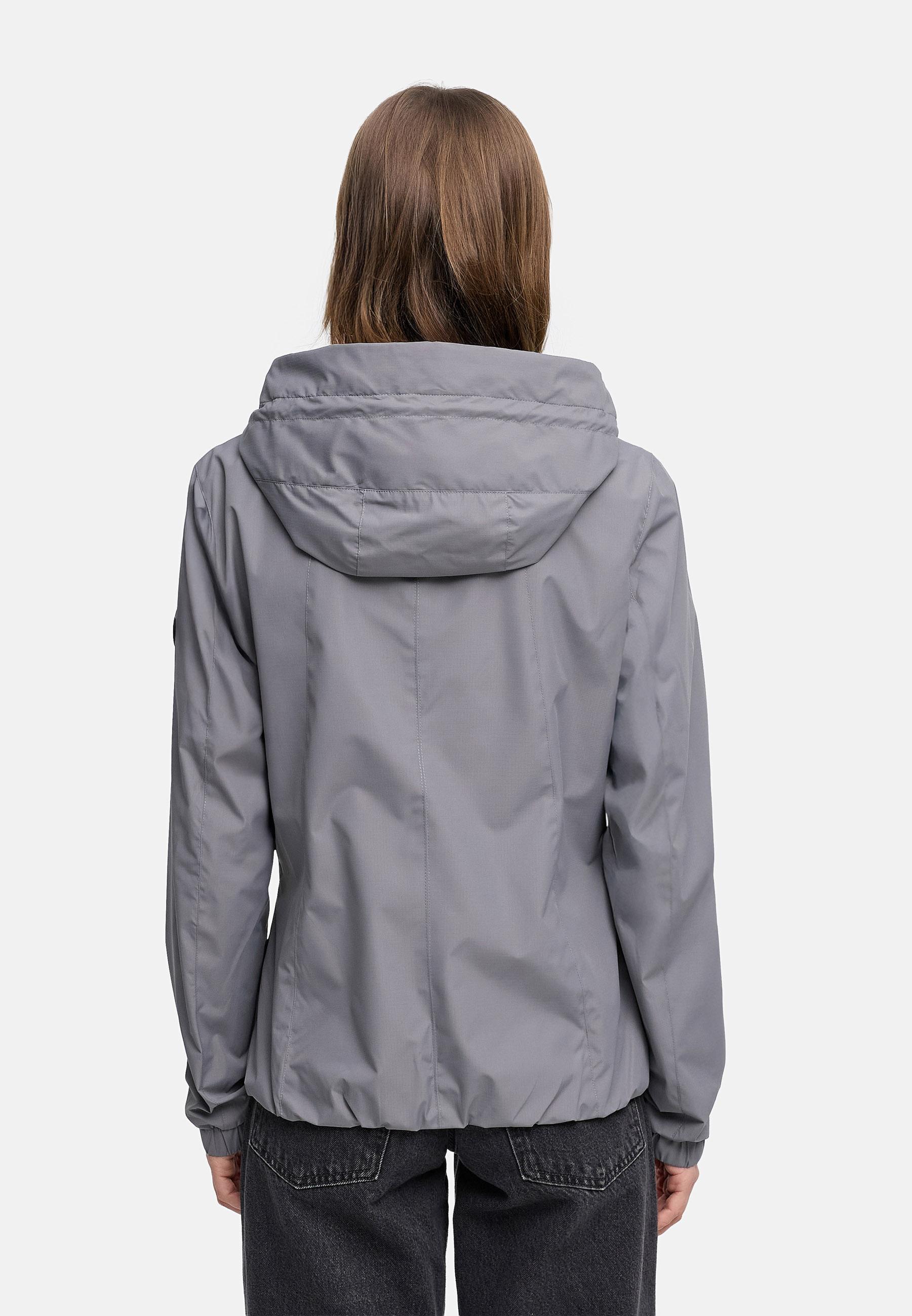 wasserdichte Übergangsjacke mit elastischem Saum "Yoshikoo 16" Grey