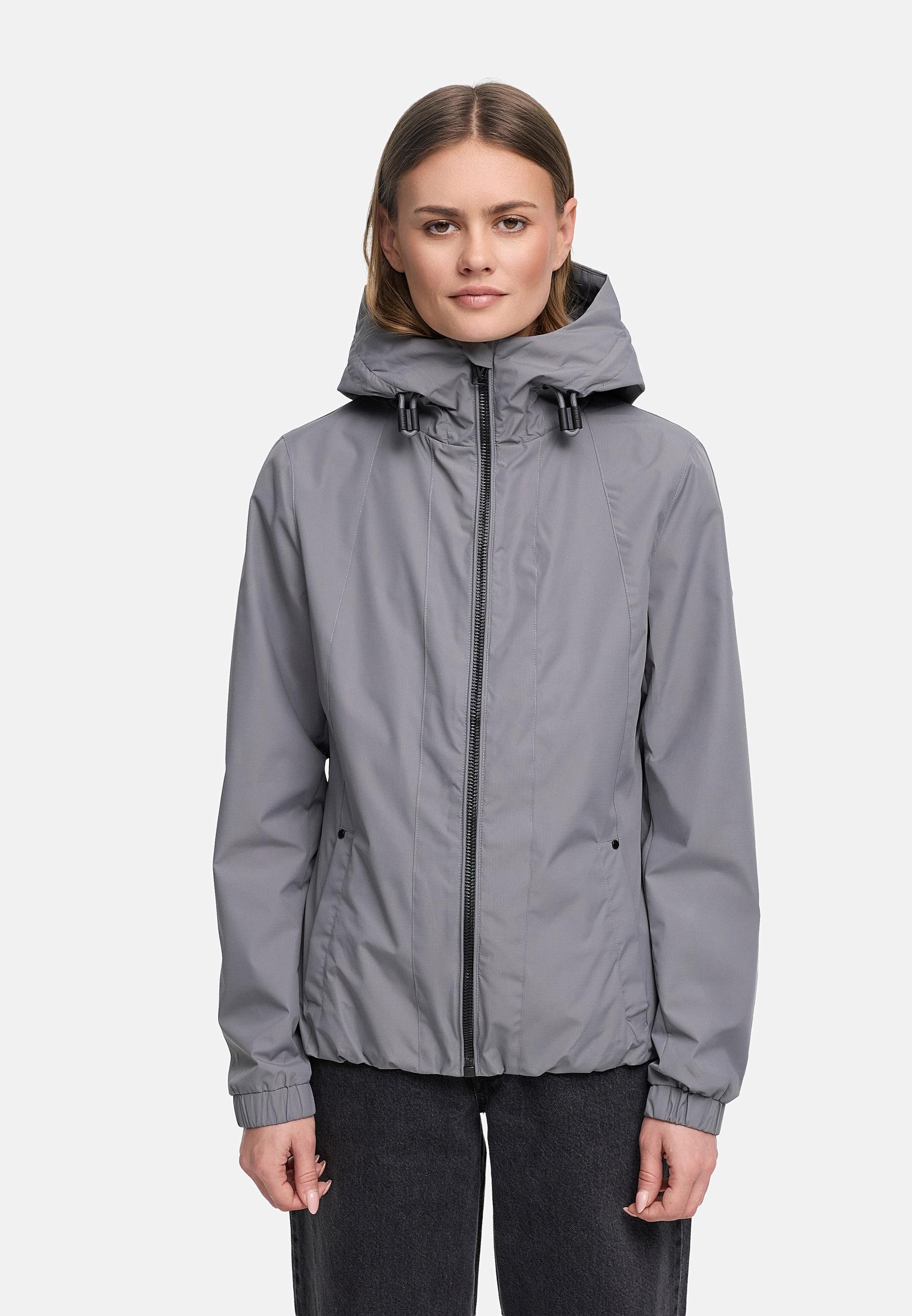 wasserdichte Übergangsjacke mit elastischem Saum "Yoshikoo 16" Grey