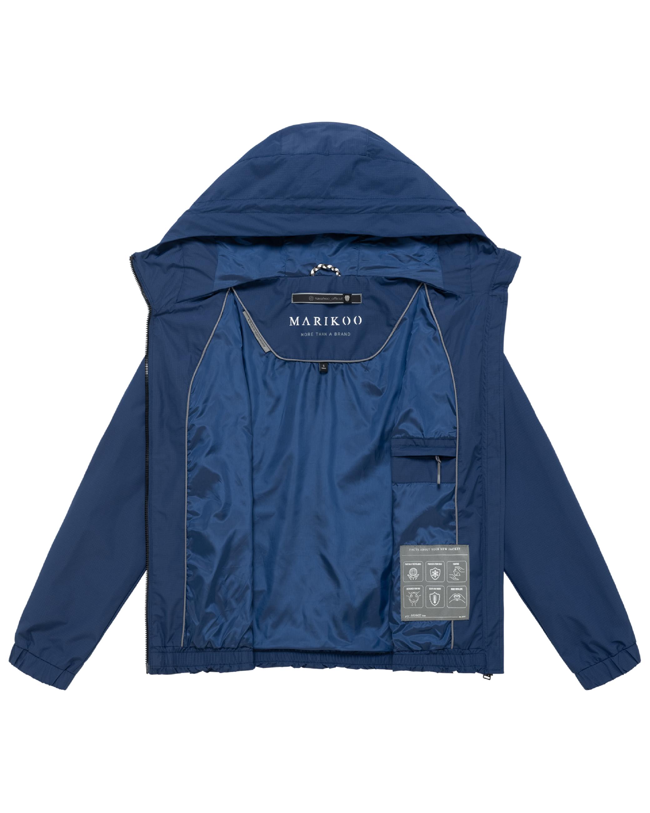 wasserdichte Übergangsjacke mit elastischem Saum "Yoshikoo 16" Navy
