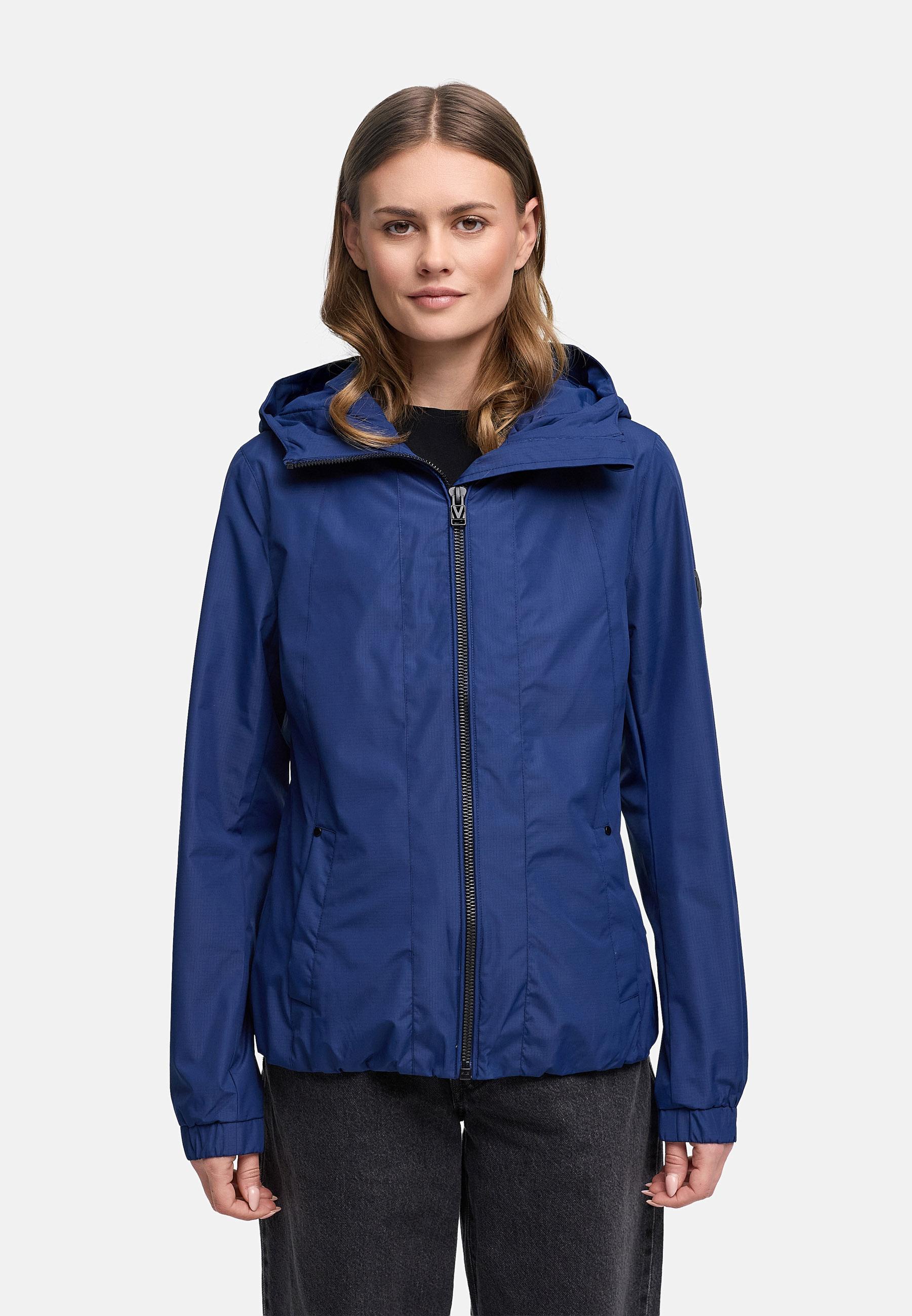 wasserdichte Übergangsjacke mit elastischem Saum "Yoshikoo 16" Navy