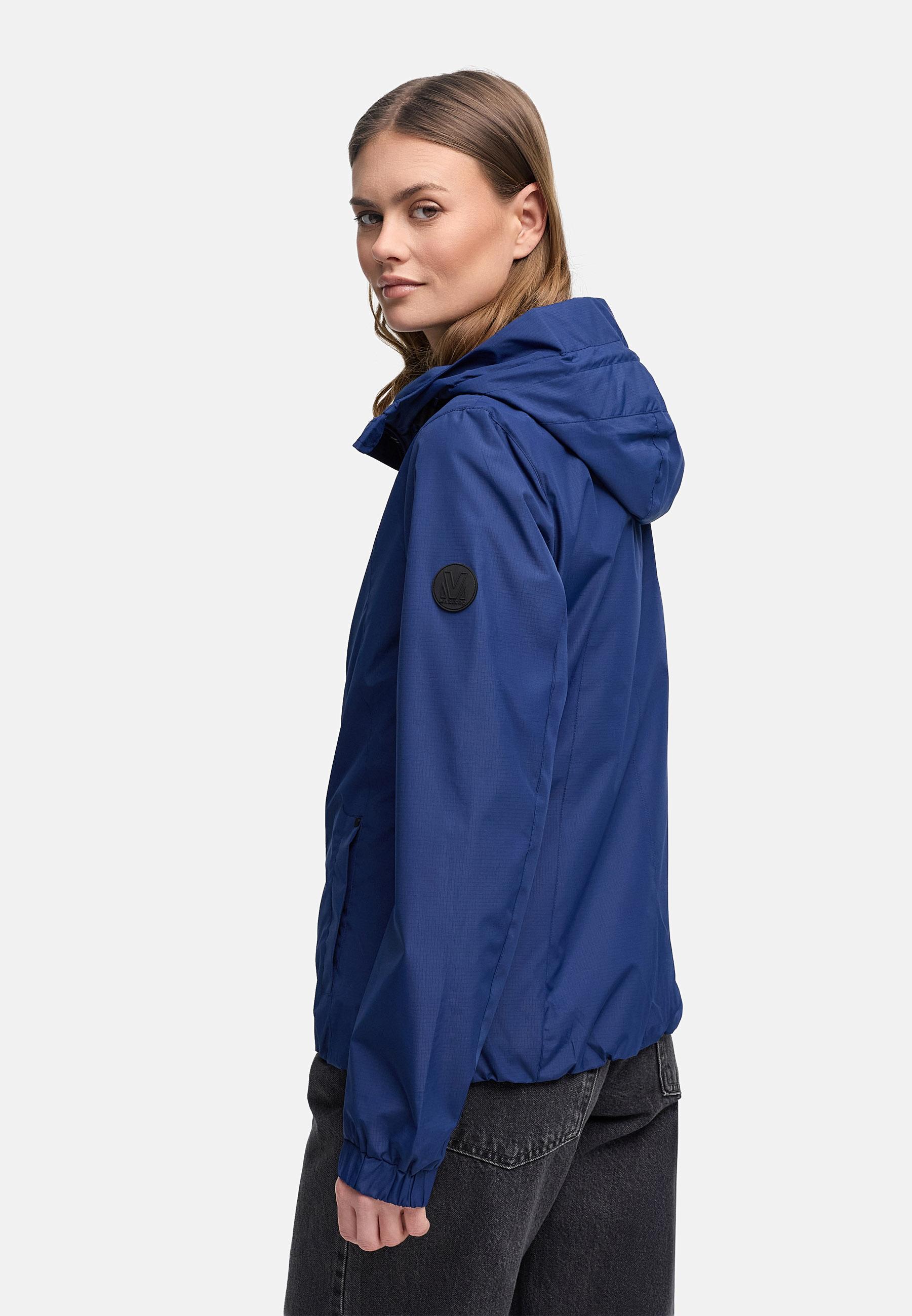 wasserdichte Übergangsjacke mit elastischem Saum "Yoshikoo 16" Navy
