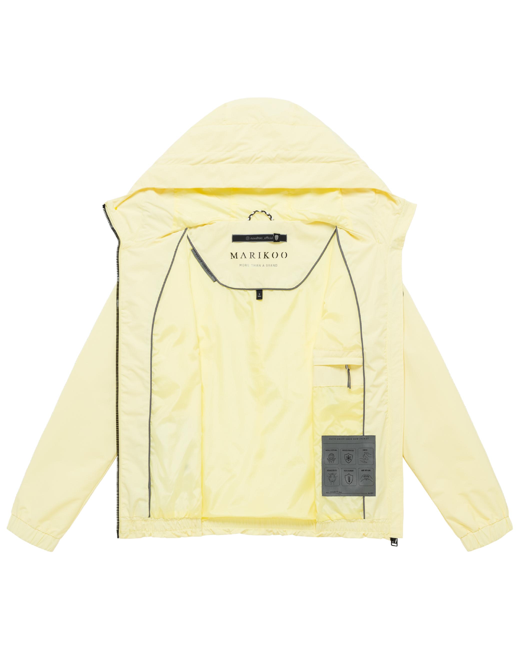 wasserdichte Übergangsjacke mit elastischem Saum "Yoshikoo 16" Pastel Yellow