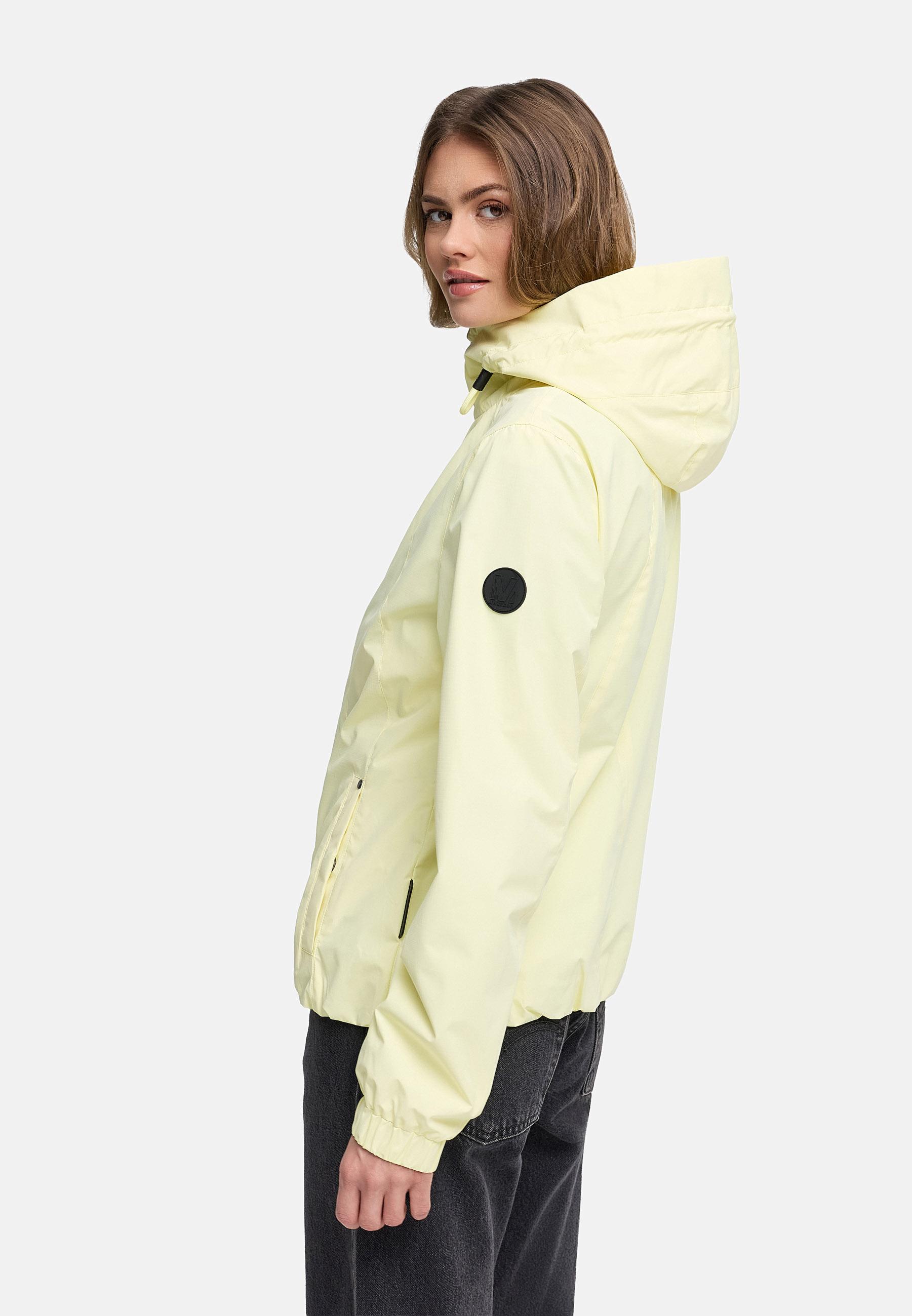 wasserdichte Übergangsjacke mit elastischem Saum "Yoshikoo 16" Pastel Yellow
