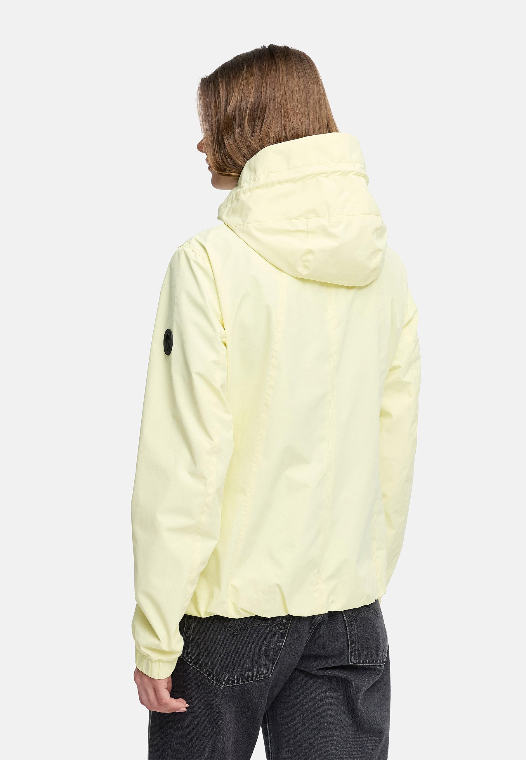 wasserdichte Übergangsjacke mit elastischem Saum "Yoshikoo 16" Pastel Yellow
