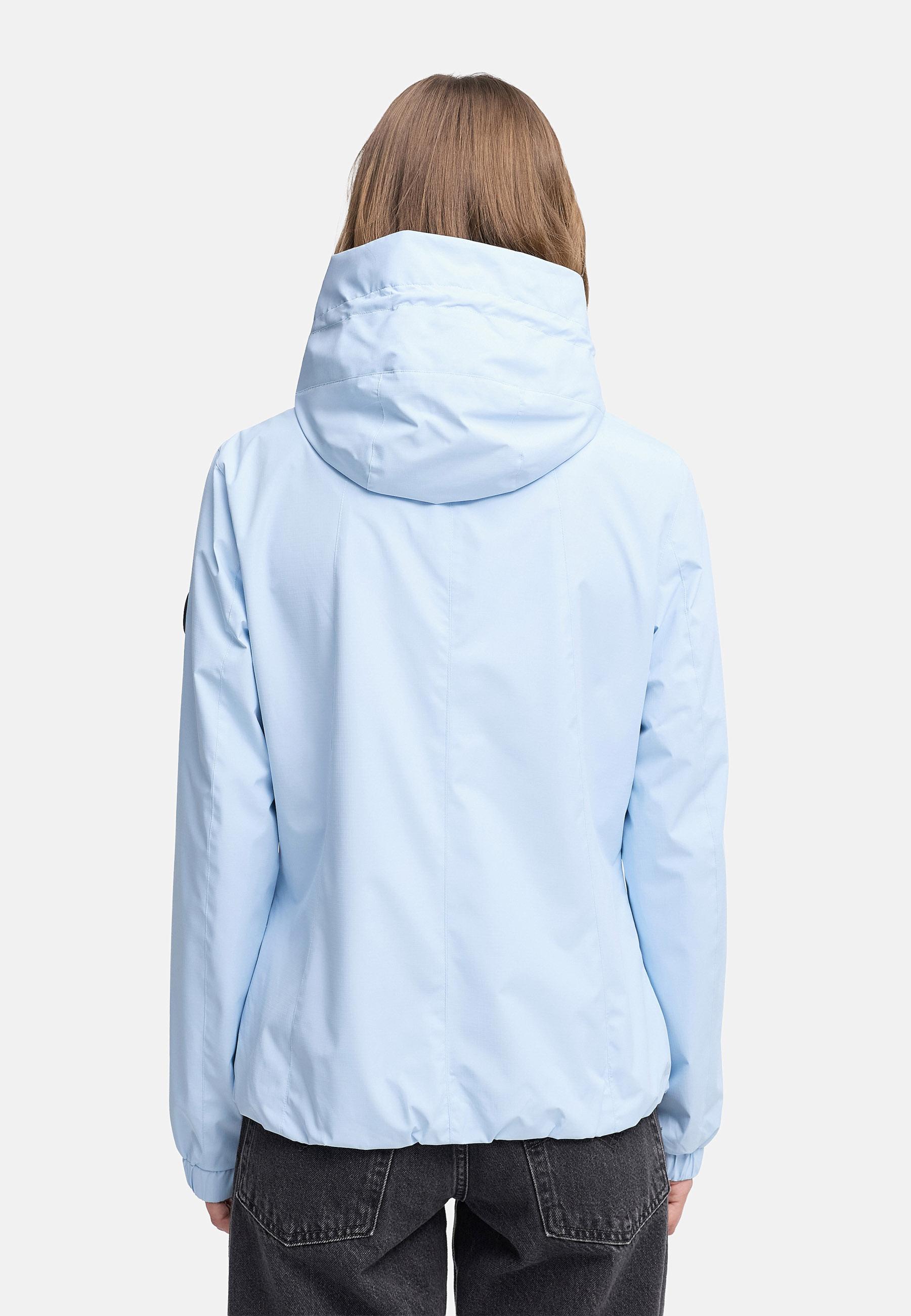 wasserdichte Übergangsjacke mit elastischem Saum "Yoshikoo 16" Soft Blue