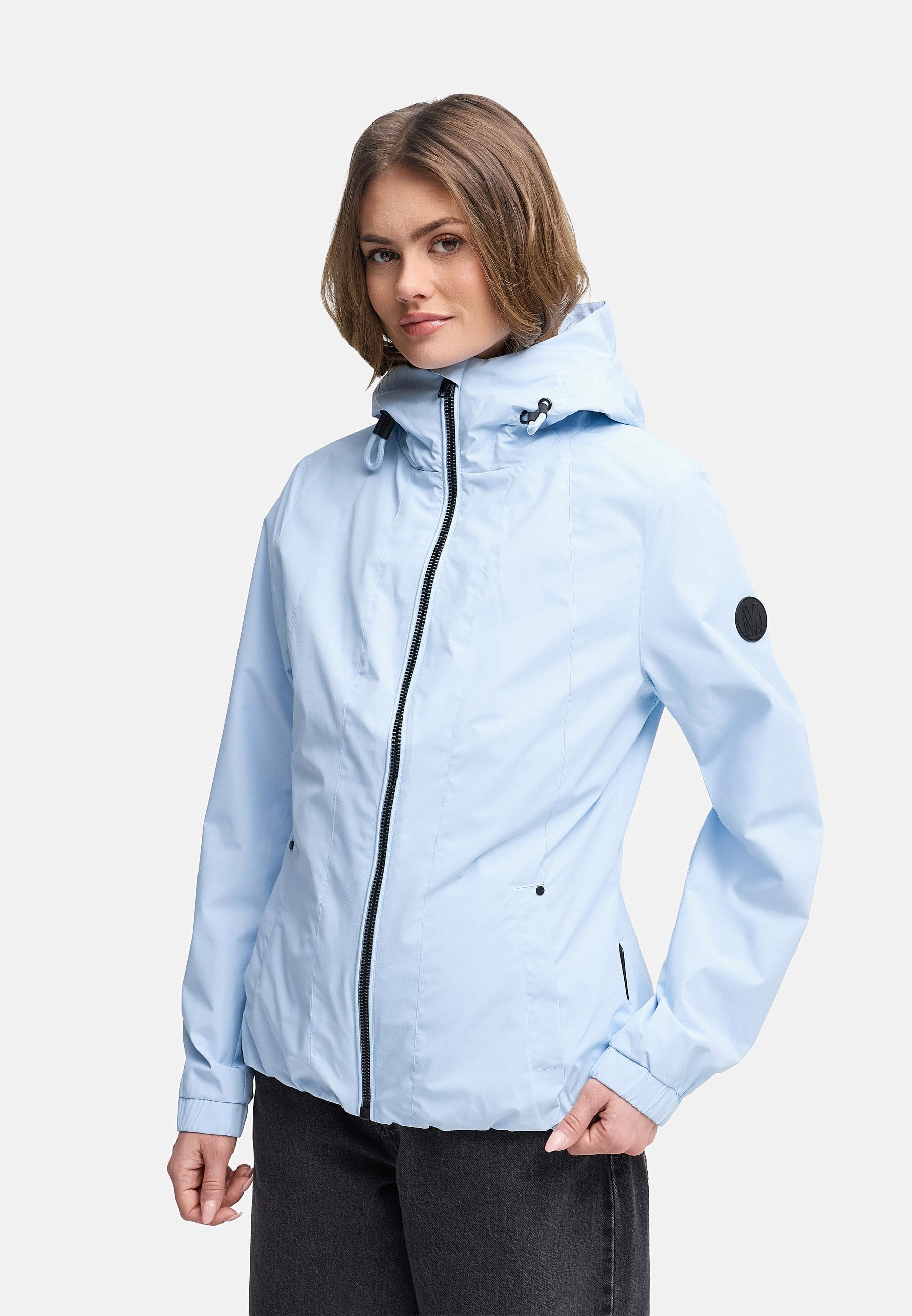 wasserdichte Übergangsjacke mit elastischem Saum "Yoshikoo 16" Soft Blue
