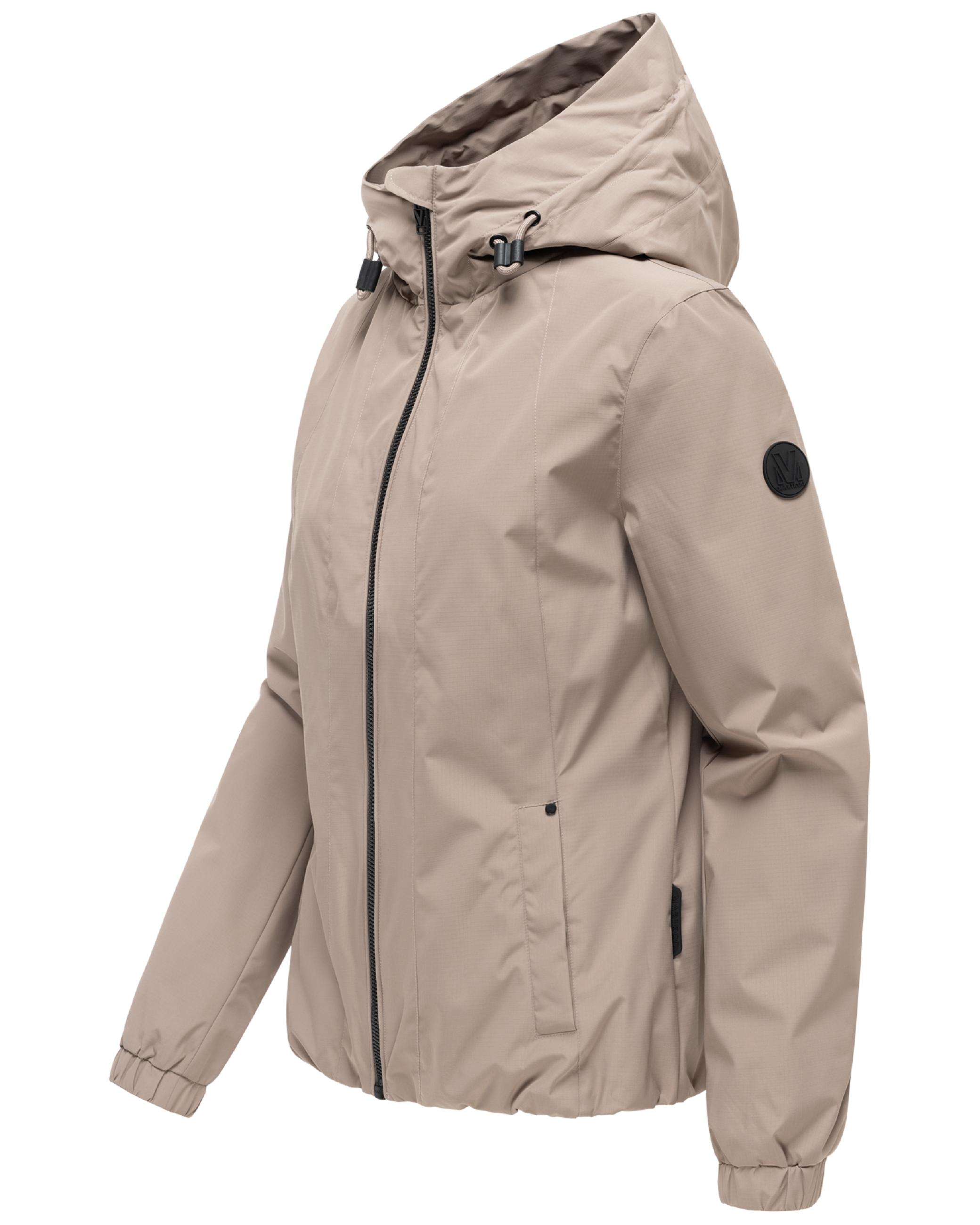 wasserdichte Übergangsjacke mit elastischem Saum "Yoshikoo 16" Taupe Grey