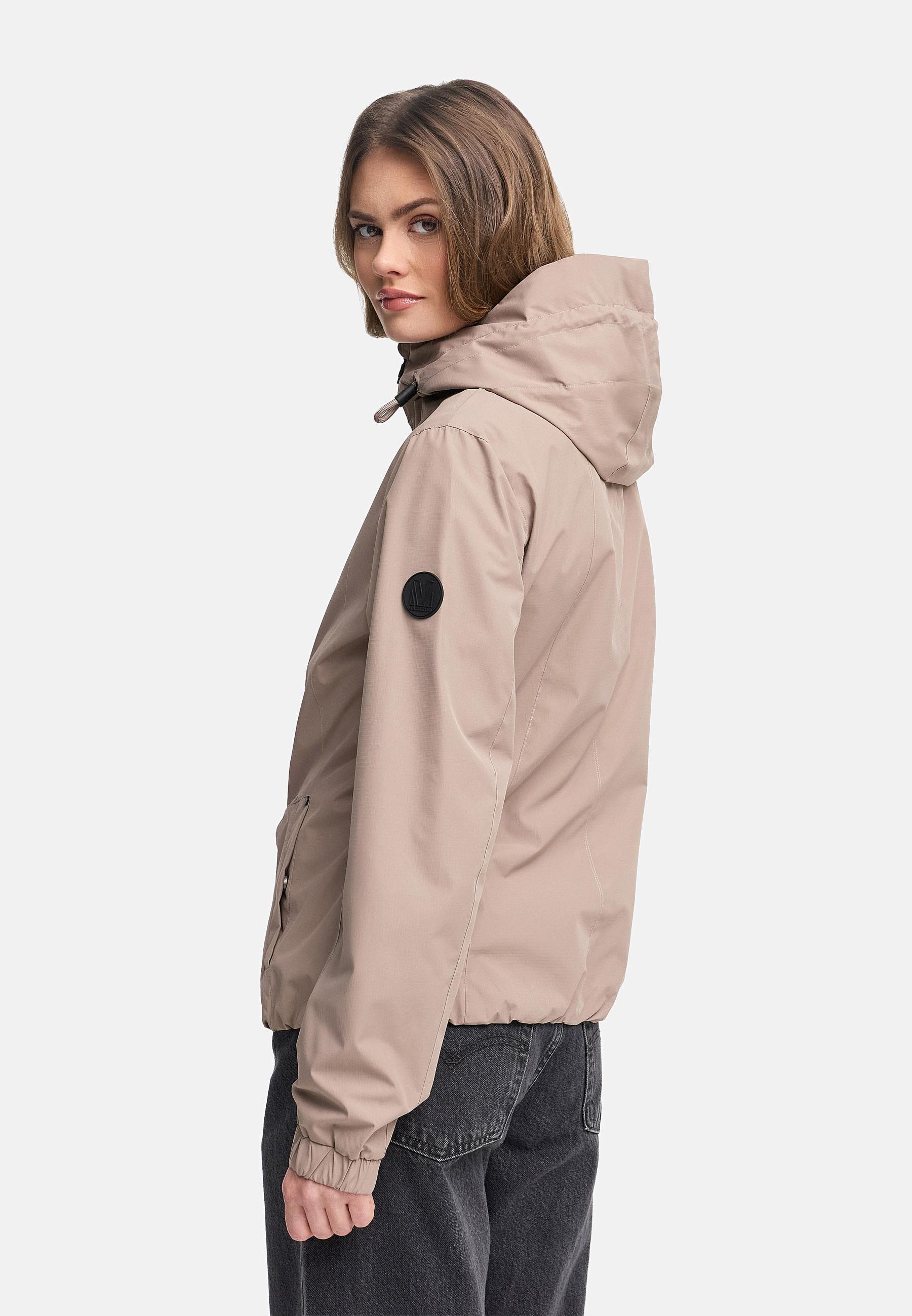 wasserdichte Übergangsjacke mit elastischem Saum "Yoshikoo 16" Taupe Grey