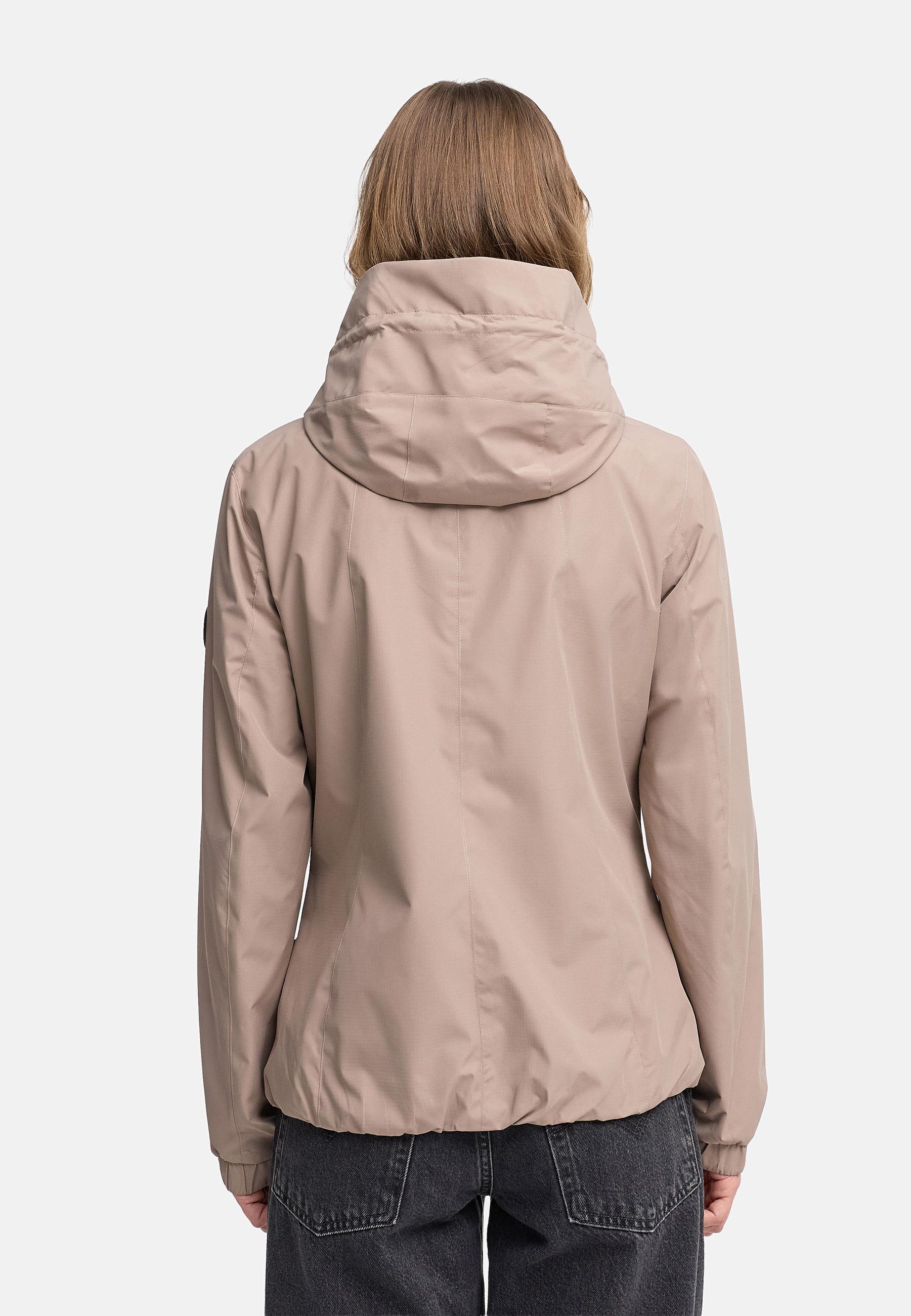 wasserdichte Übergangsjacke mit elastischem Saum "Yoshikoo 16" Taupe Grey